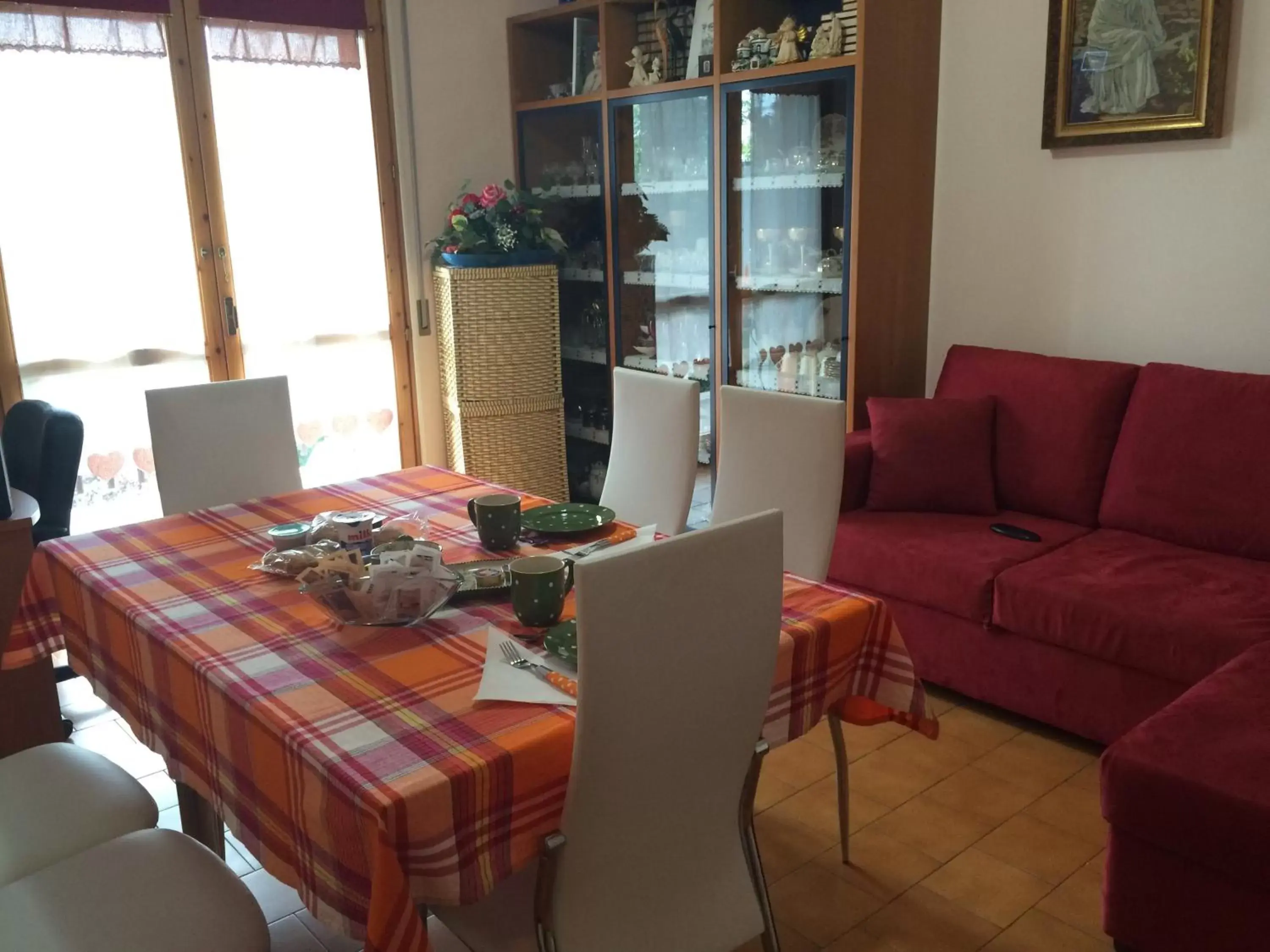 Italian breakfast, Seating Area in Bed & Breakfast Da Eliana