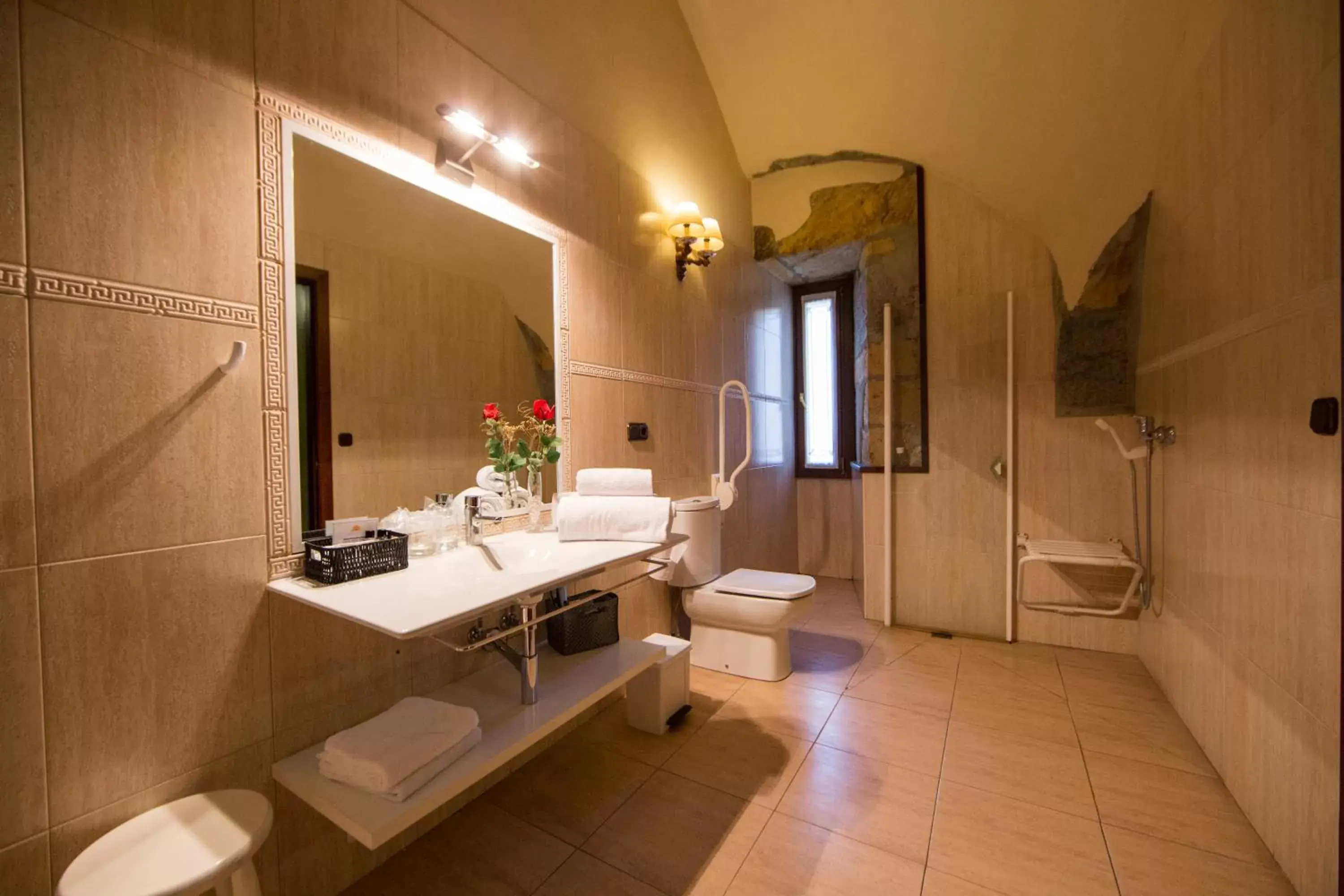 Day, Bathroom in Hotel Larrañaga