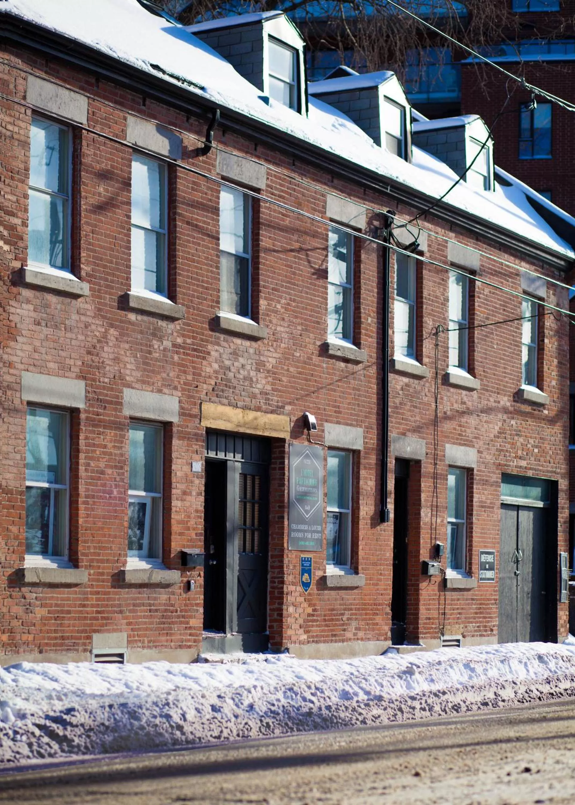 Property building in L'Hotel Particulier Griffintown