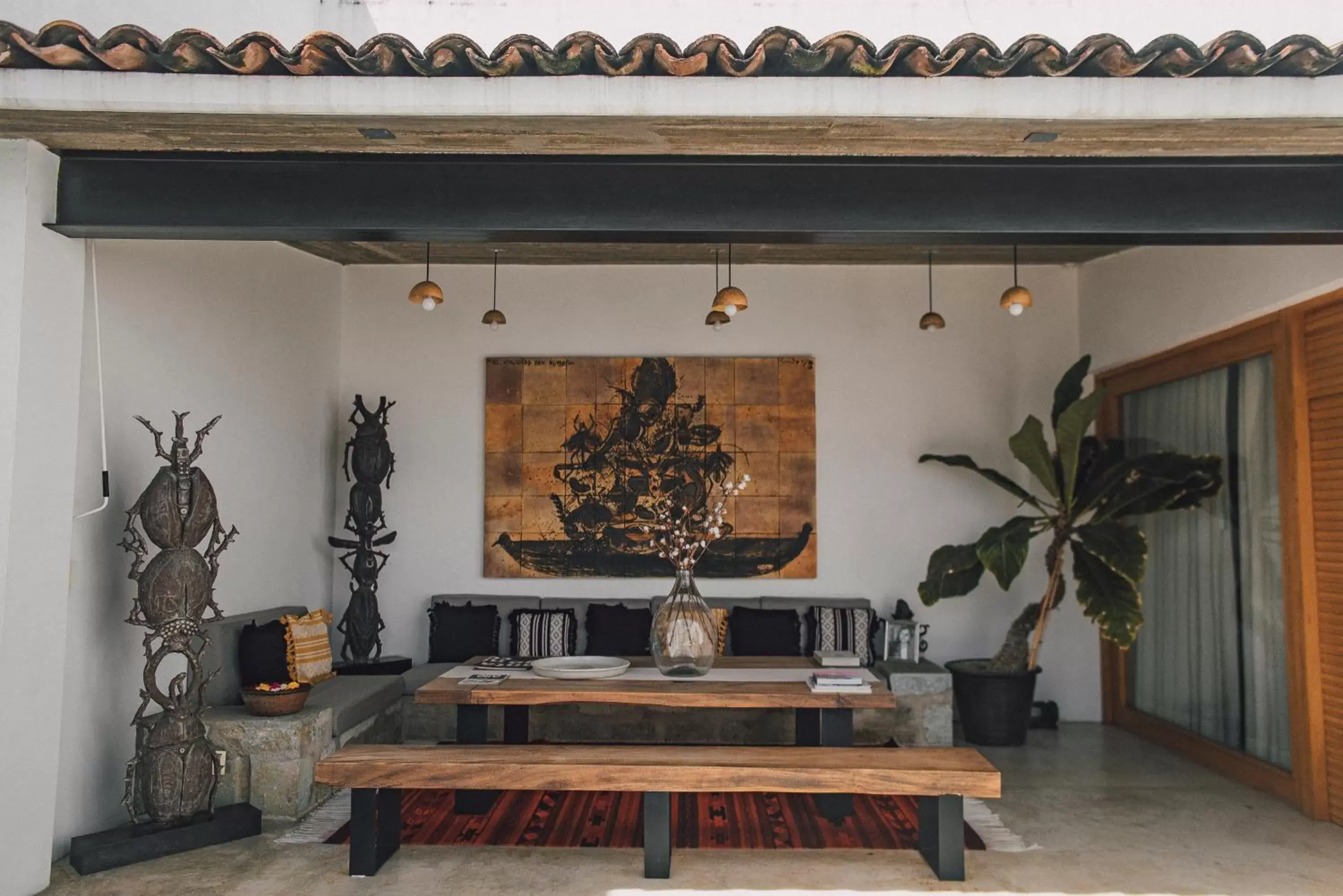 Living room in Casa Carmen Morelos