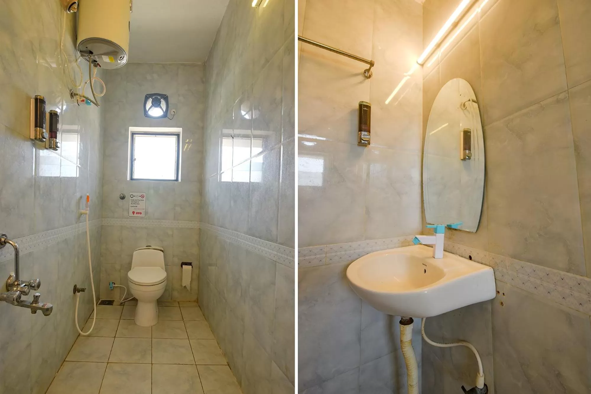 Bathroom in FabHotel Sasti Inn