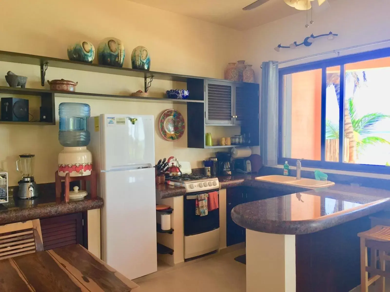 Kitchen/Kitchenette in Nah Uxibal Villa and Casitas