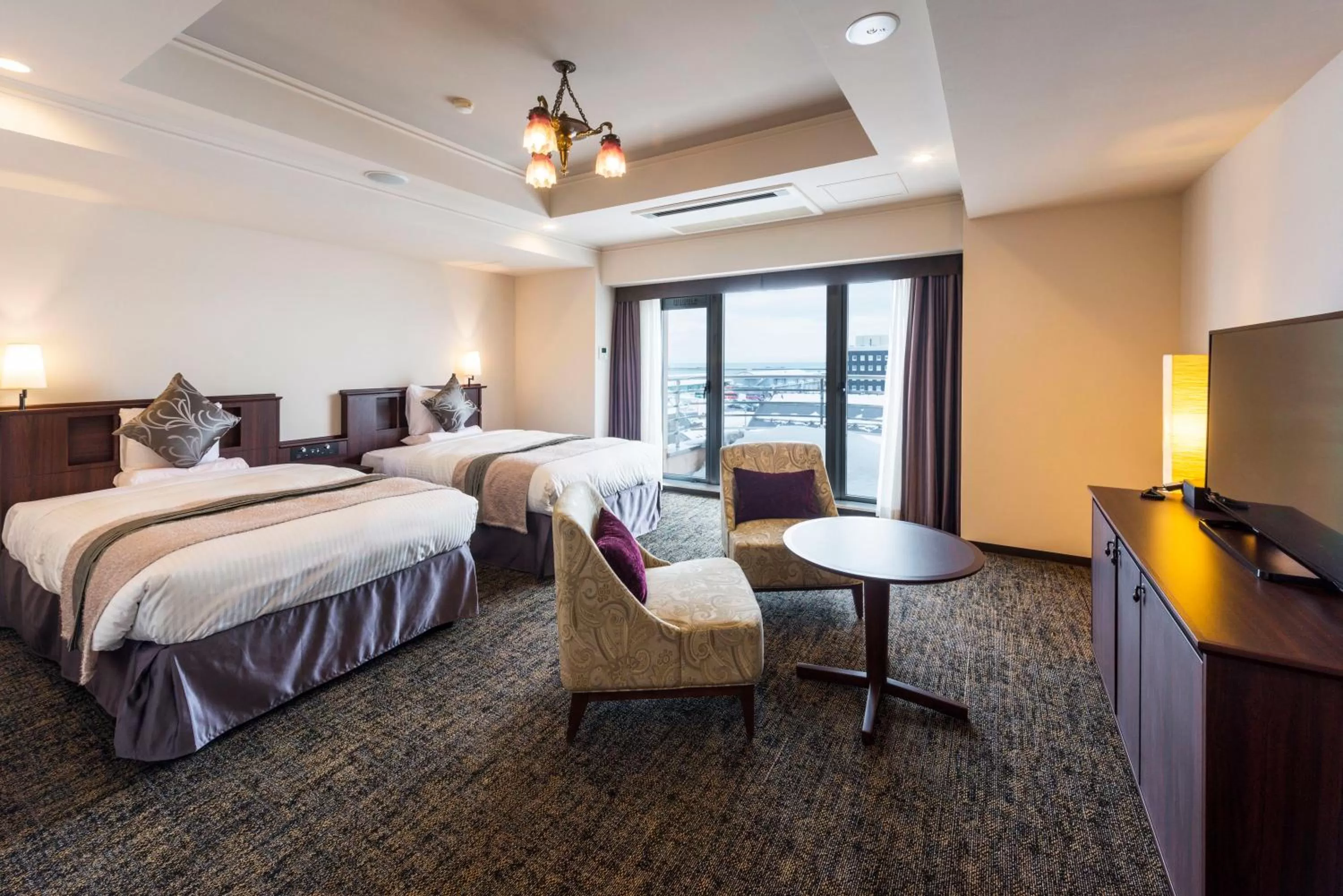 Bedroom, Bed in Hotel Sonia Otaru