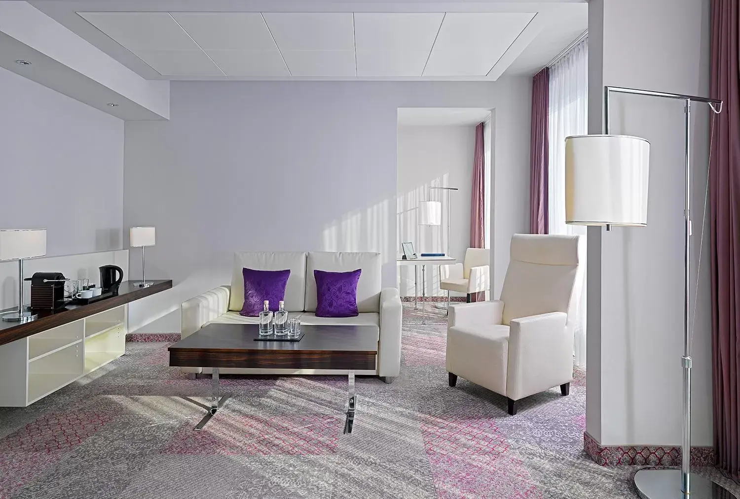 Living room, Seating Area in Radisson Blu Hotel Leipzig