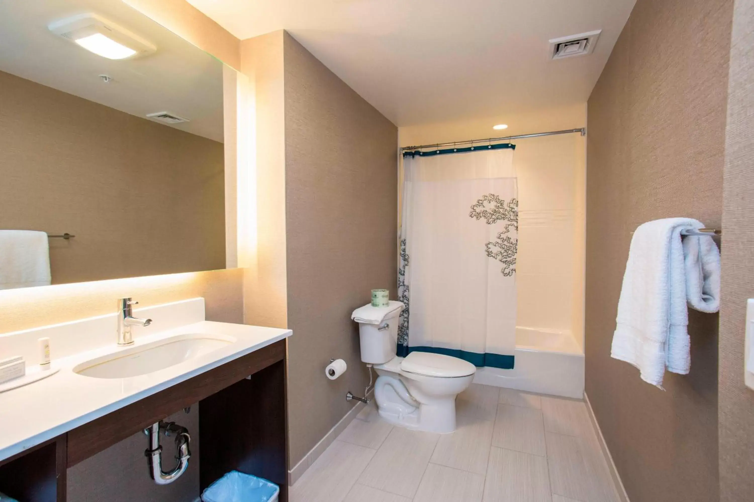 Bathroom in Residence Inn by Marriott The Bronx at Metro Center Atrium