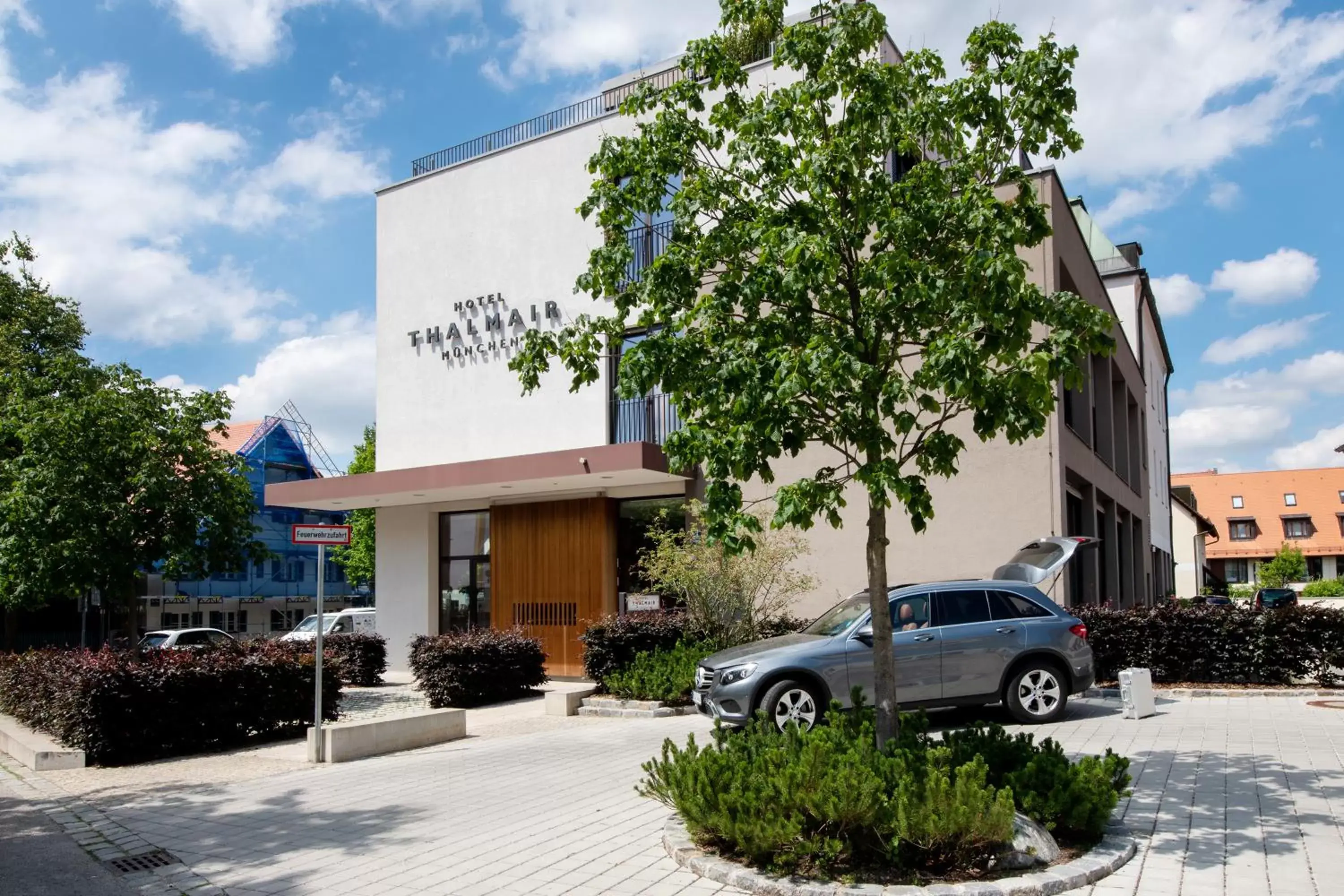 Patio, Property Building in Hotel Thalmair