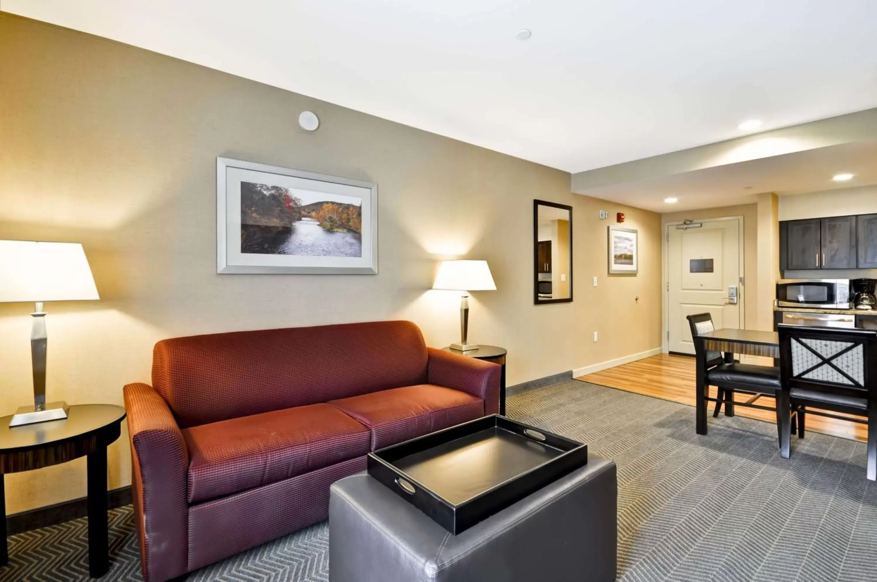 Living room, Seating Area in Homewood Suites by Hilton Hartford / Southington CT