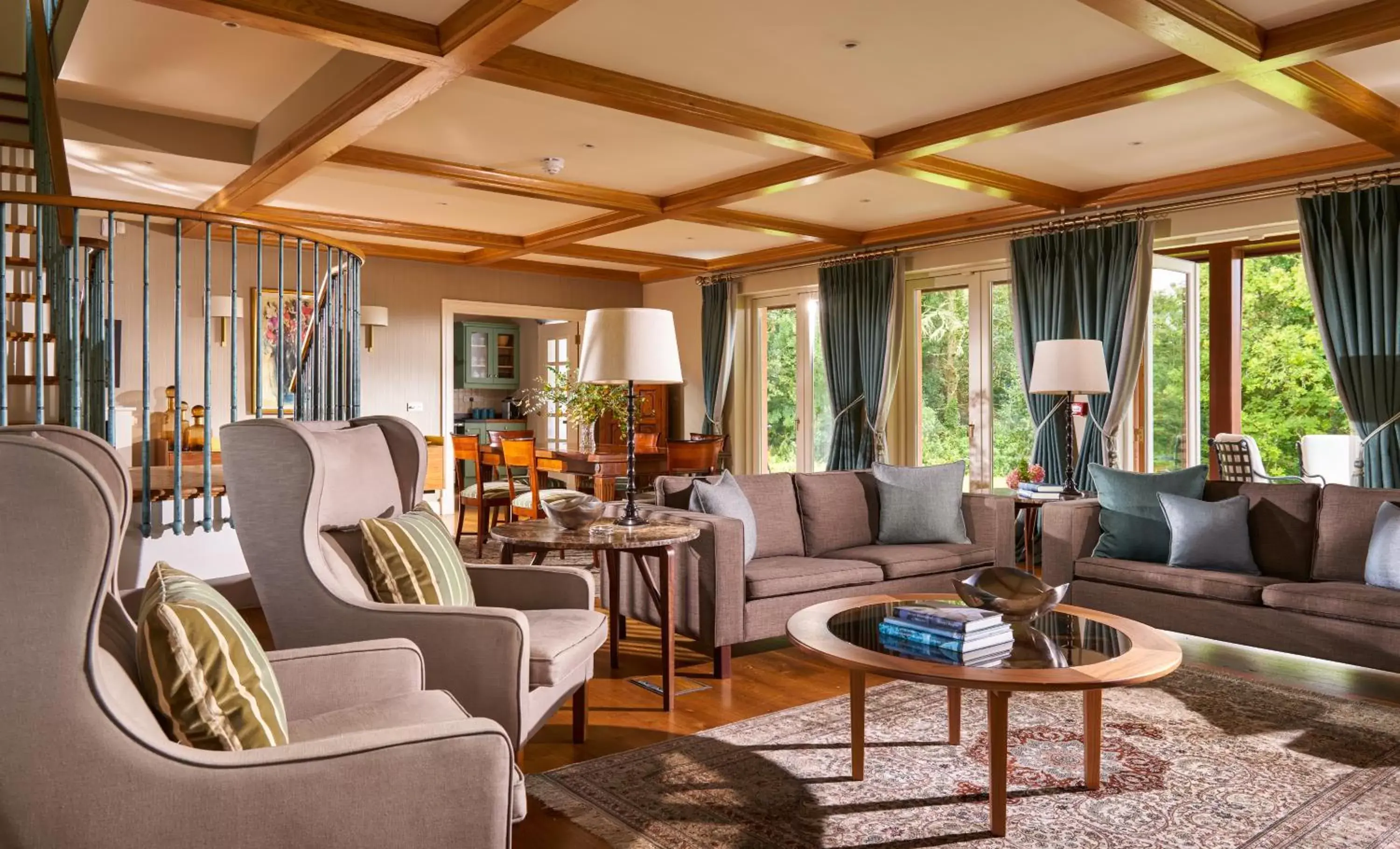 Living room in Sheen Falls Lodge