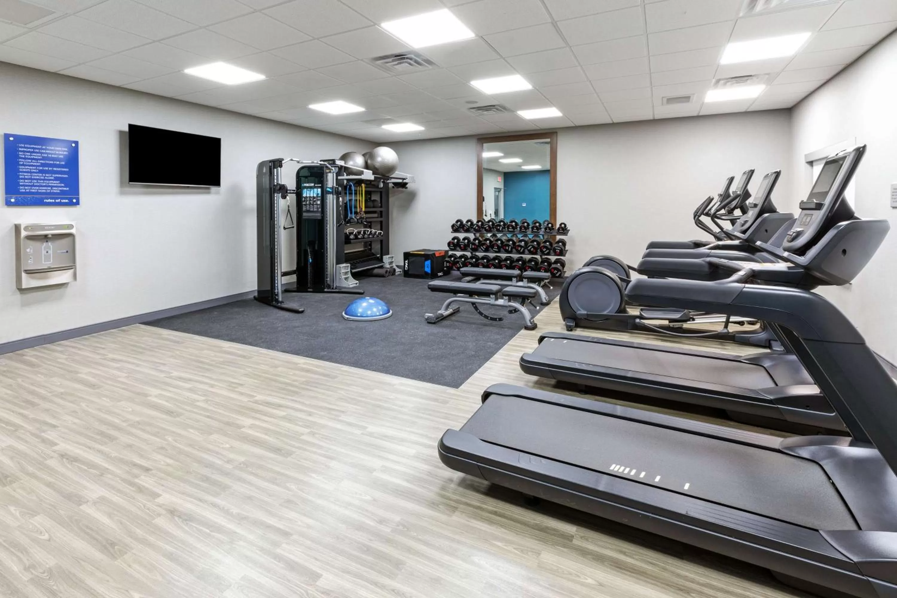 Fitness centre/facilities in Hampton Inn & Suites Canyon, Tx