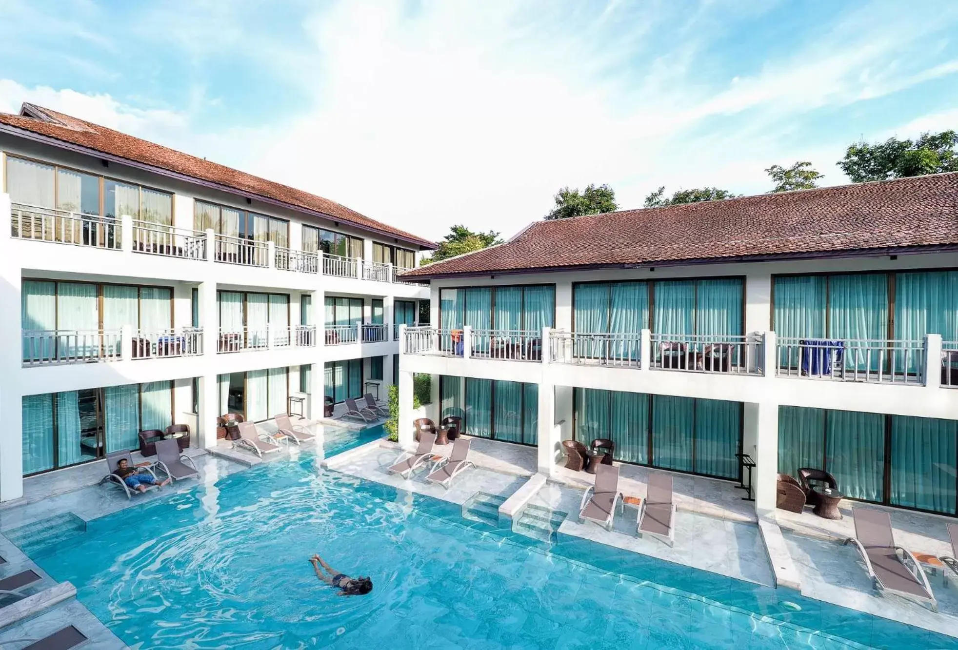 Swimming Pool in Khaolak Emerald Surf Beach Resort and Spa - SHA Extra Plus