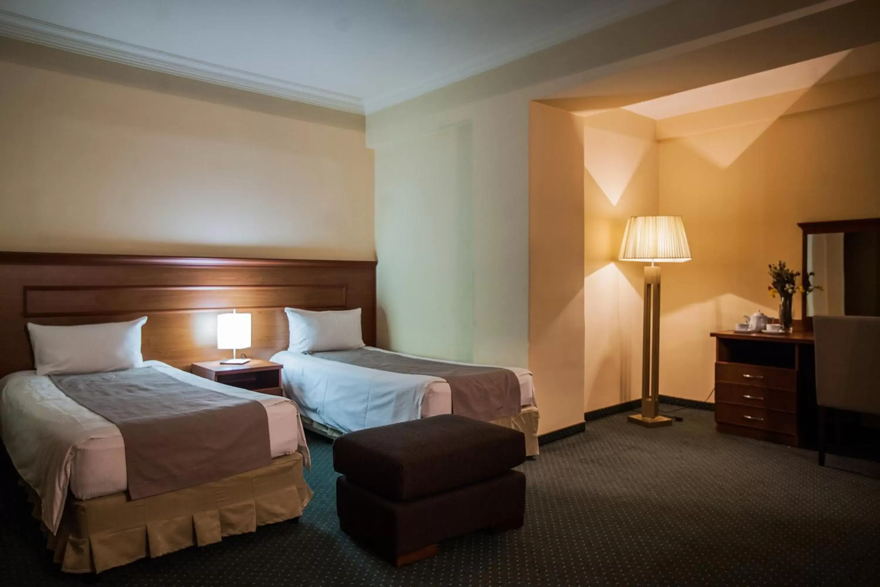Bed in Aviatrans Hotel
