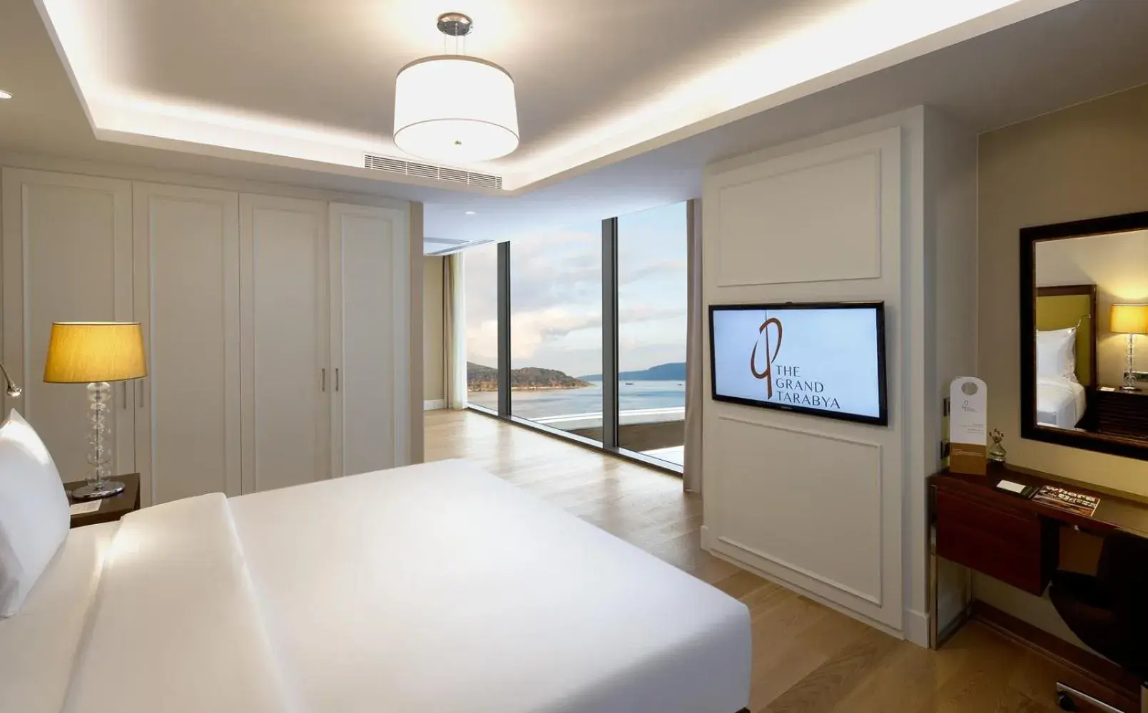 Bedroom, TV/Entertainment Center in The Grand Tarabya Hotel