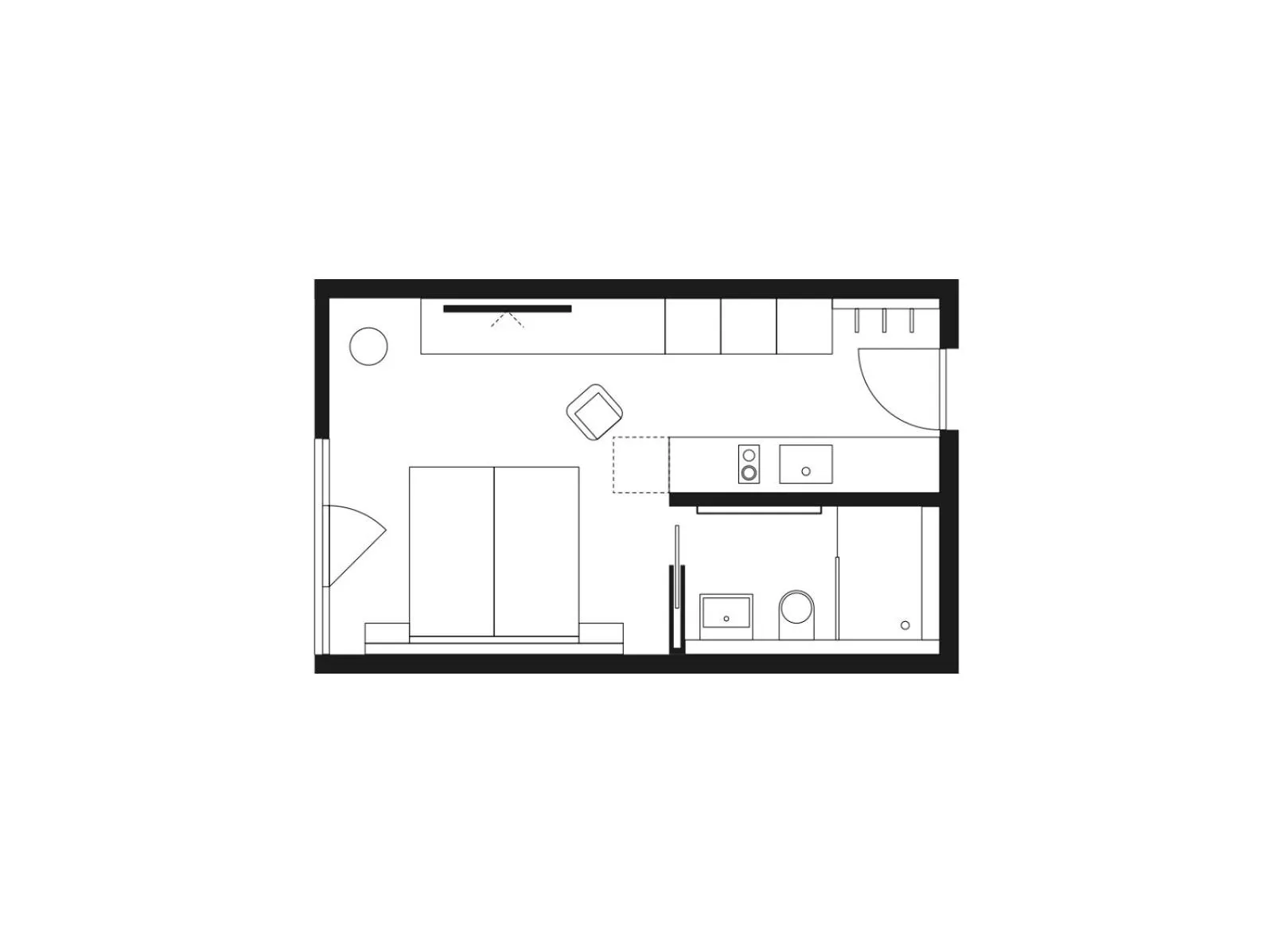 Floor plan in livisit bergapartments