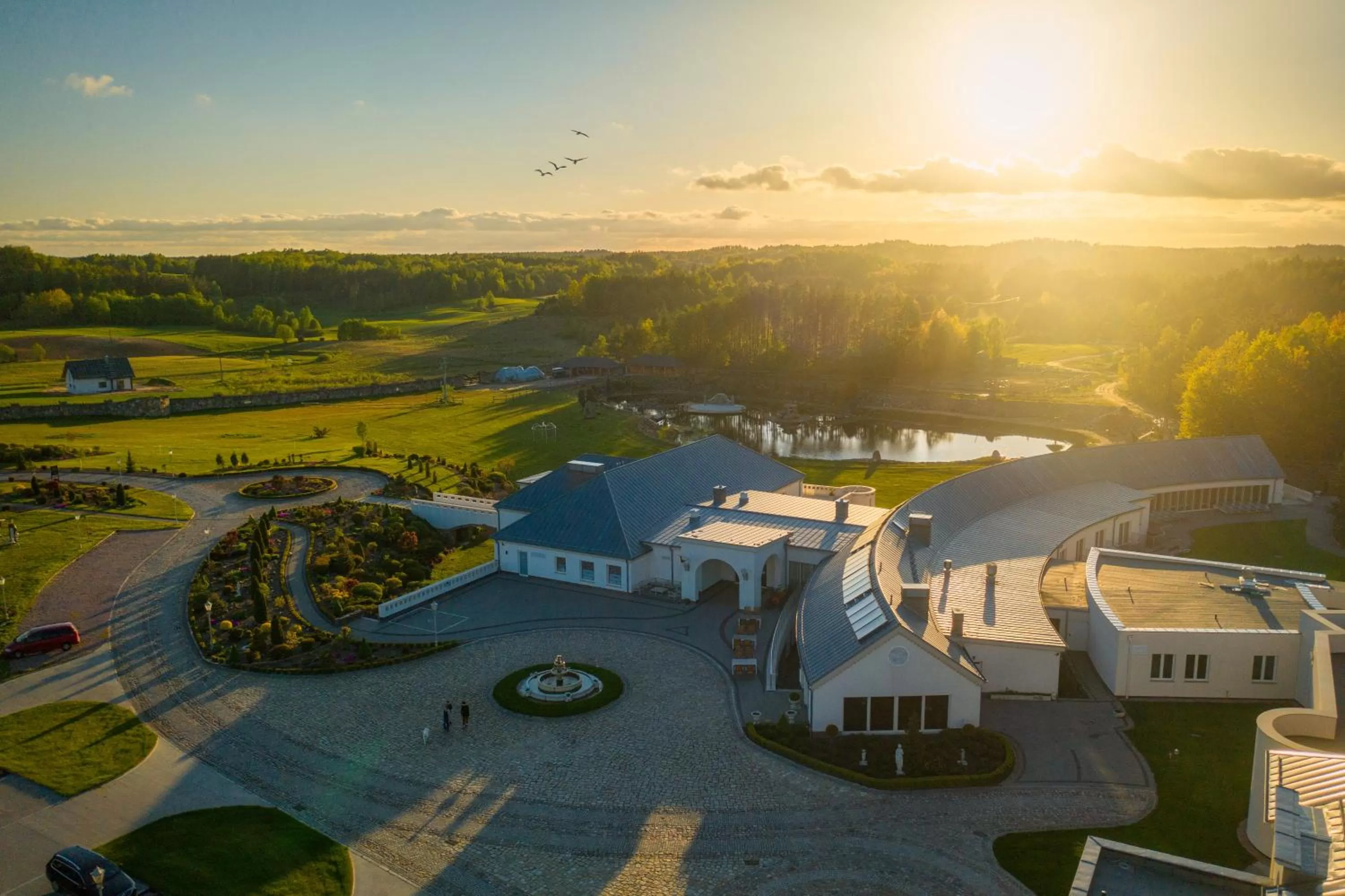 Bird's eye view in Hotel Kiston