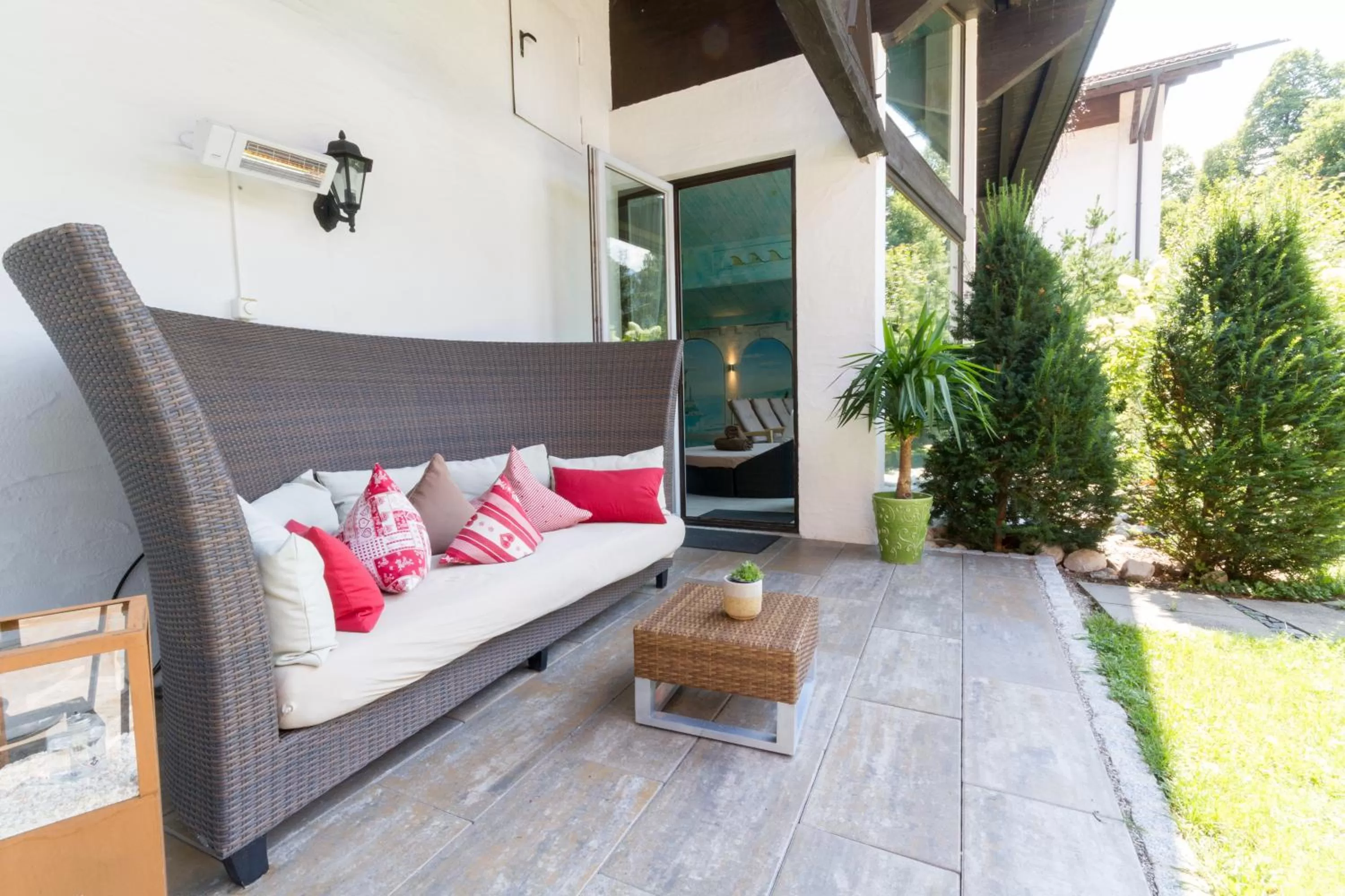 Spa and wellness centre/facilities in Hotel Zugspitze