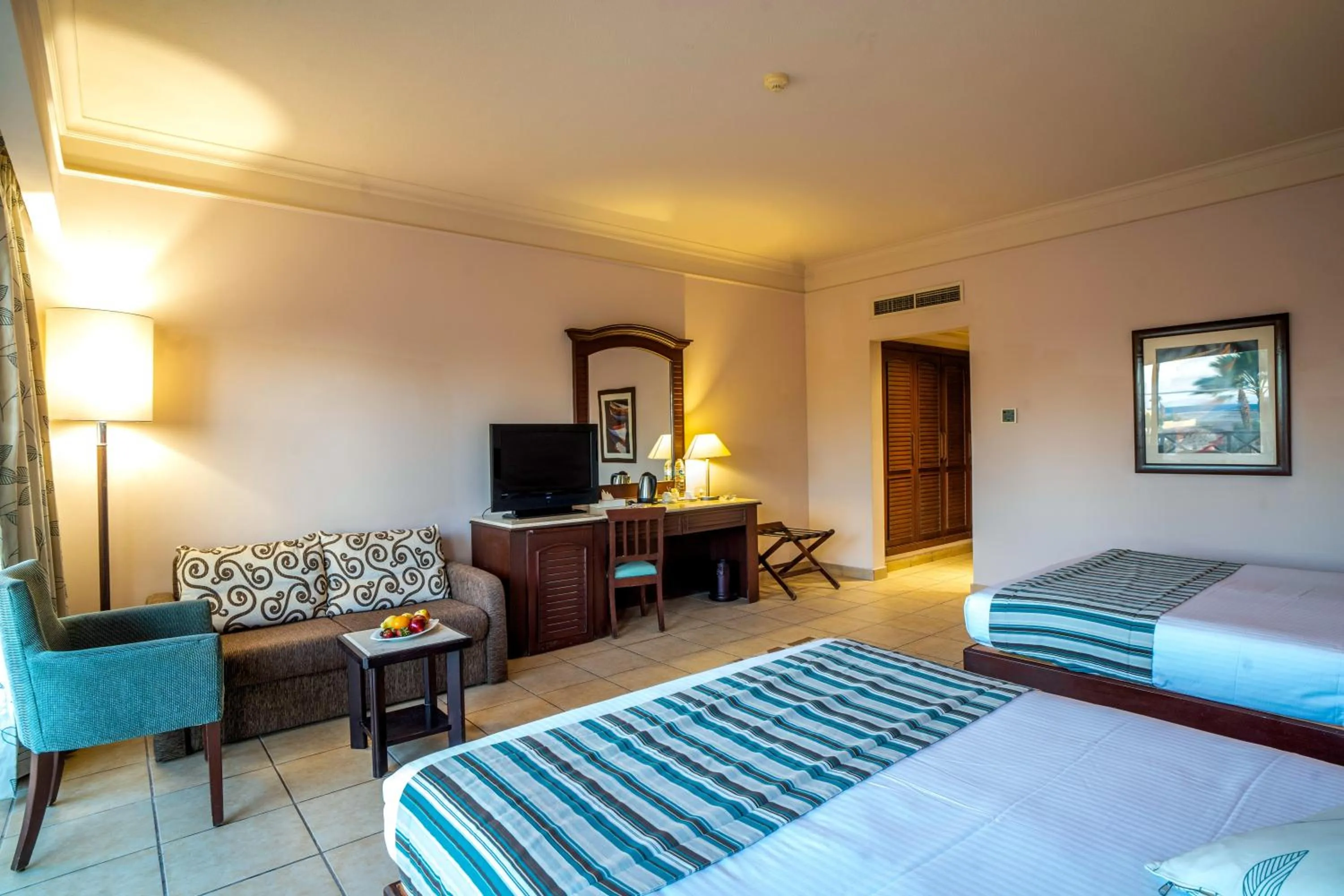 Bedroom, Bed in Hurghada Coral Beach Hotel