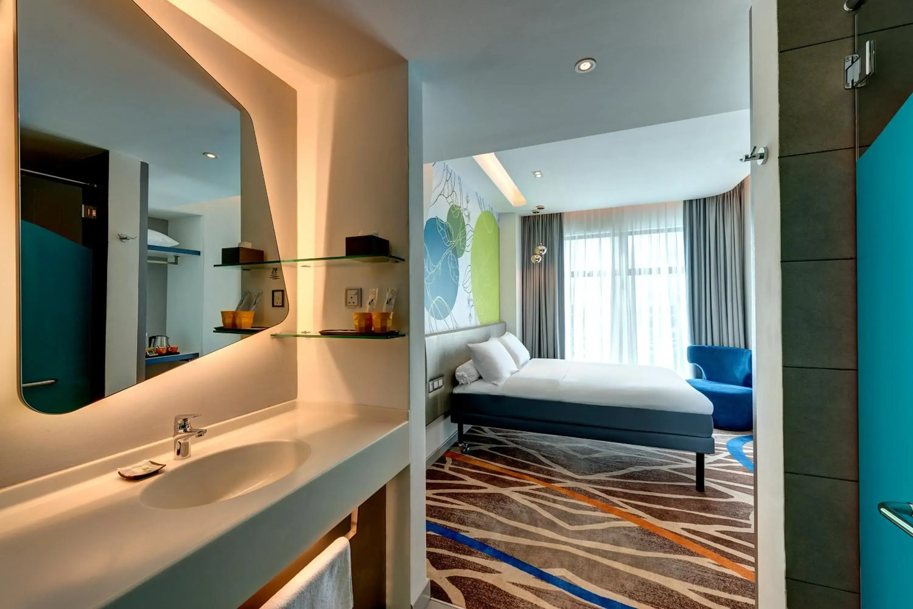 Bathroom in ibis Styles Johor Iskandar Puteri