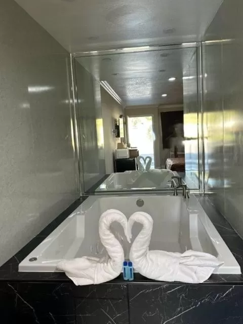 Hot Tub in Chino Motel