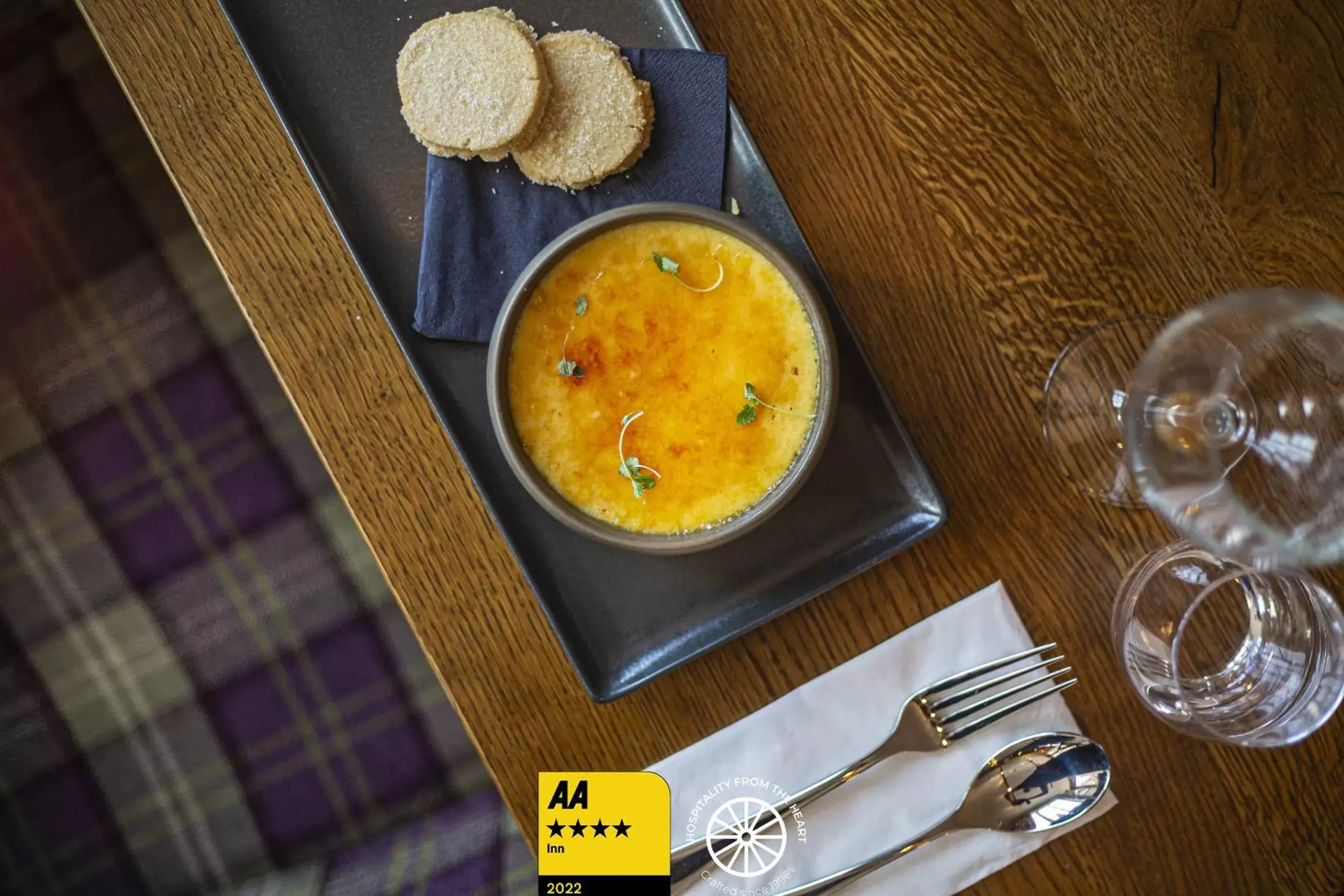 Food close-up in The Tudor House Hotel, Tewkesbury, Gloucestershire