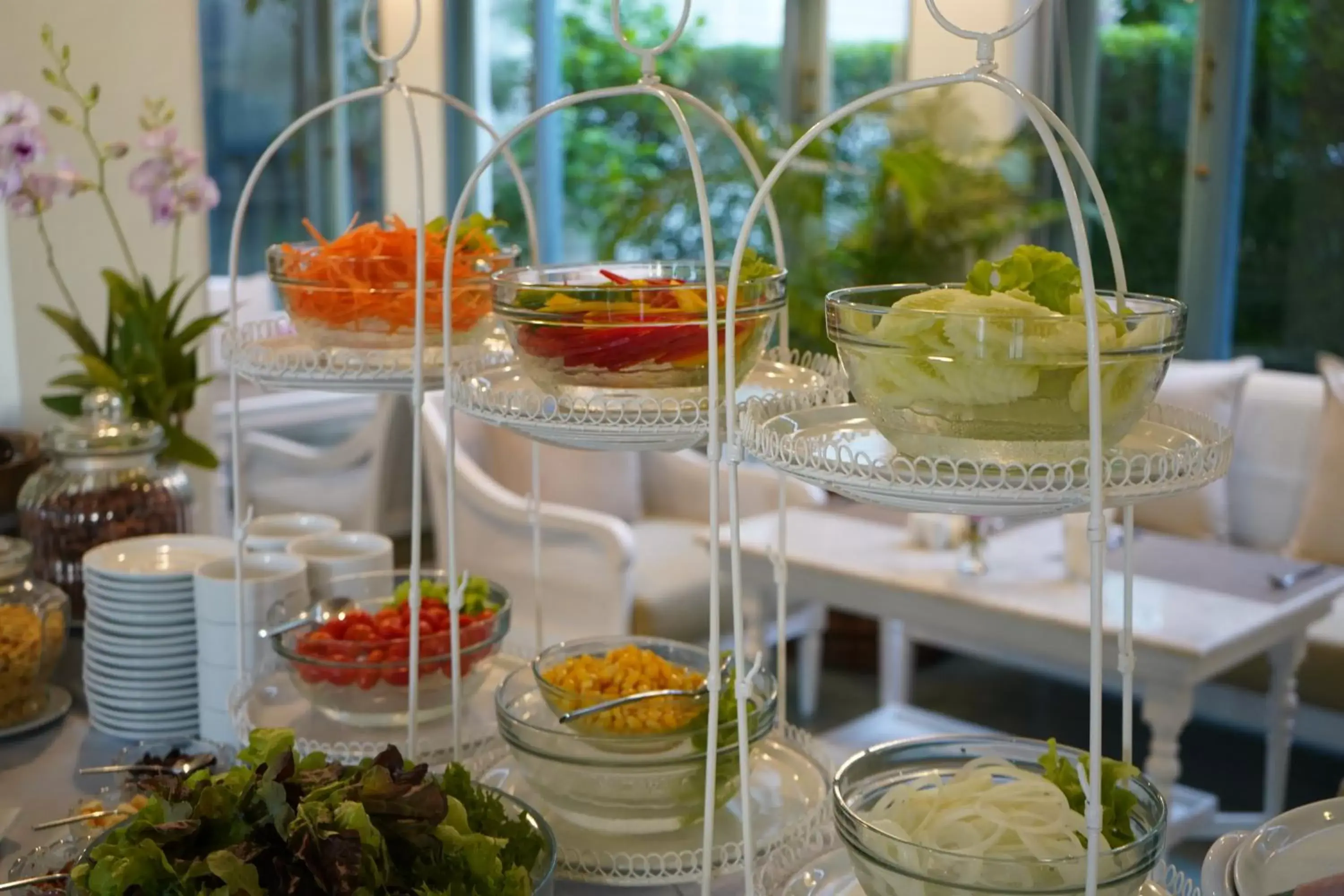 Buffet breakfast in Devasom Hua Hin Resort - SHA Extra Plus