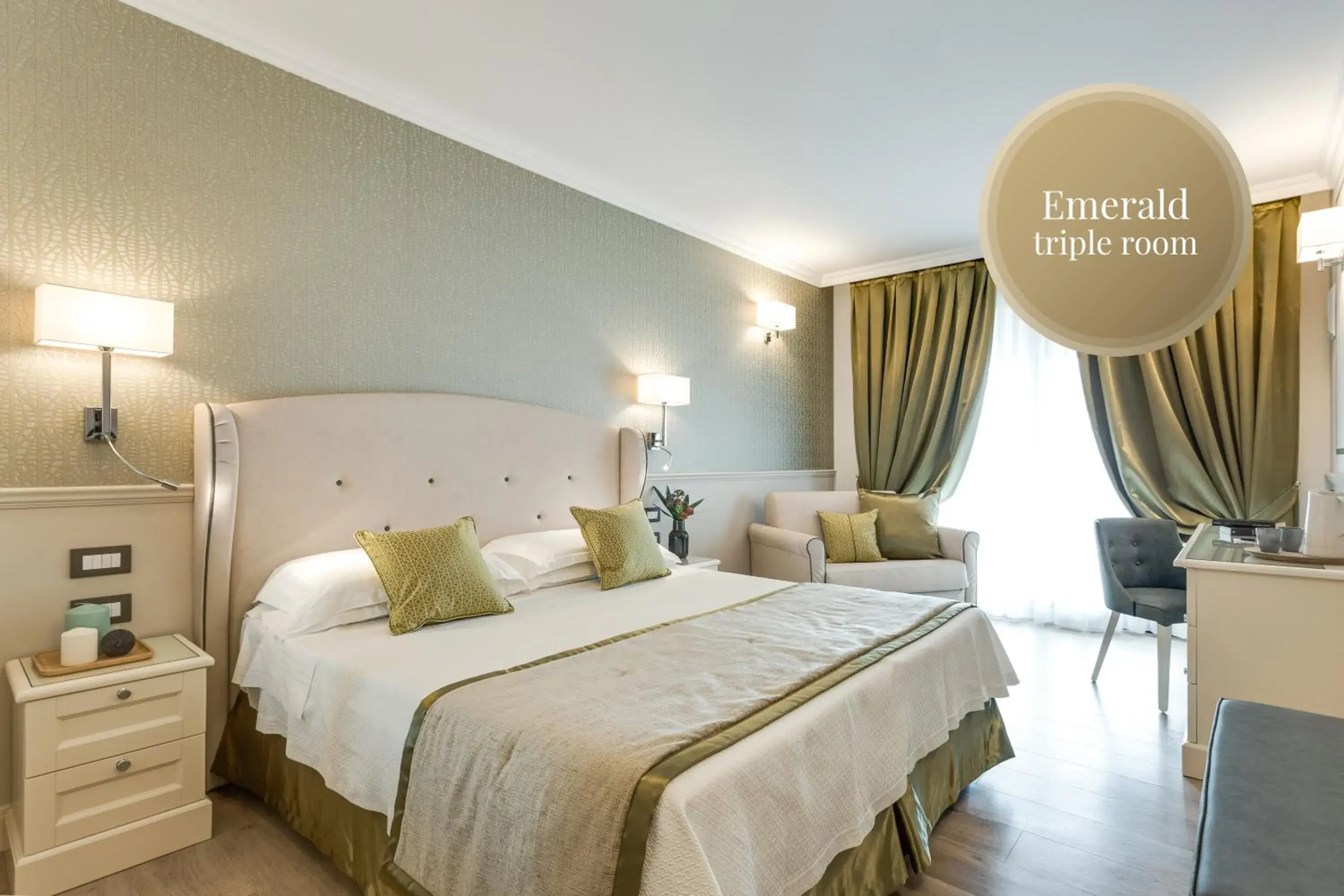 Bed in Madrigale Panoramic&Lifestyle Hotel