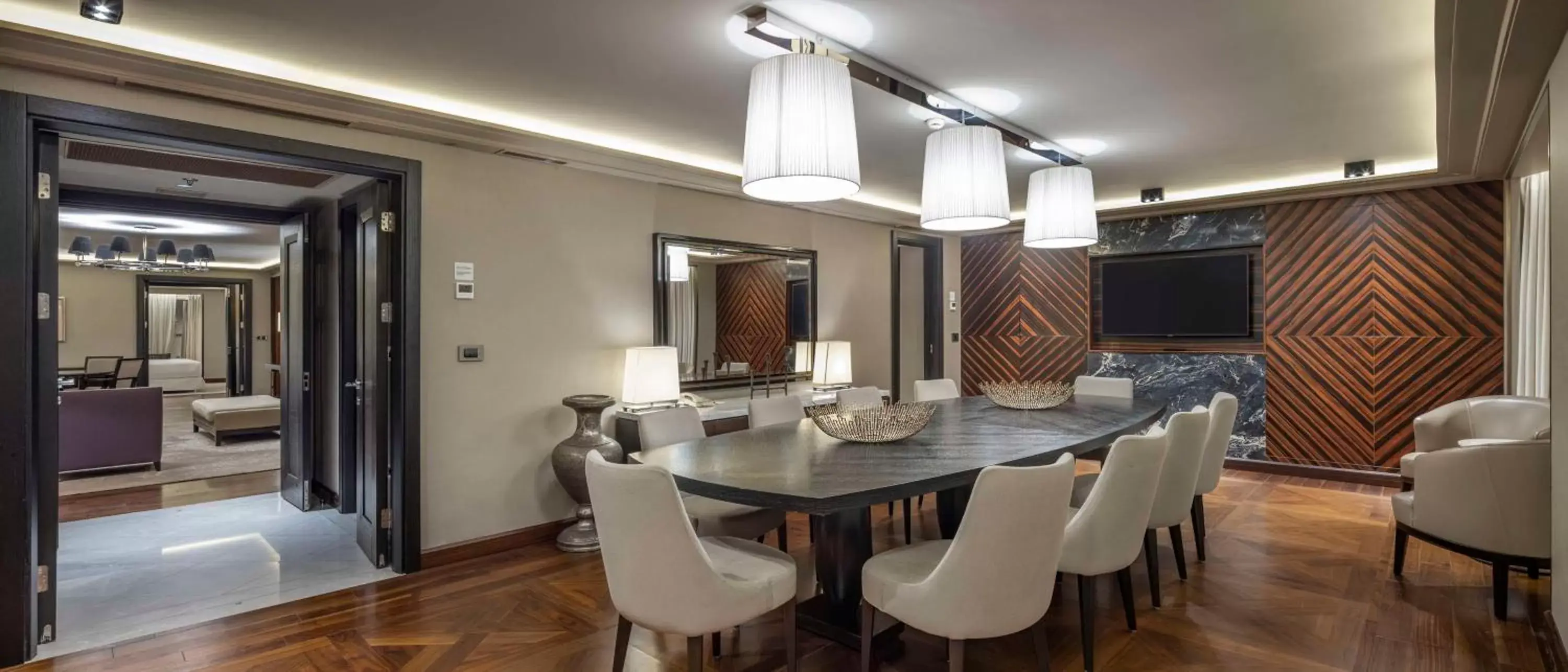 Living room, Dining Area in Ankara HiltonSA