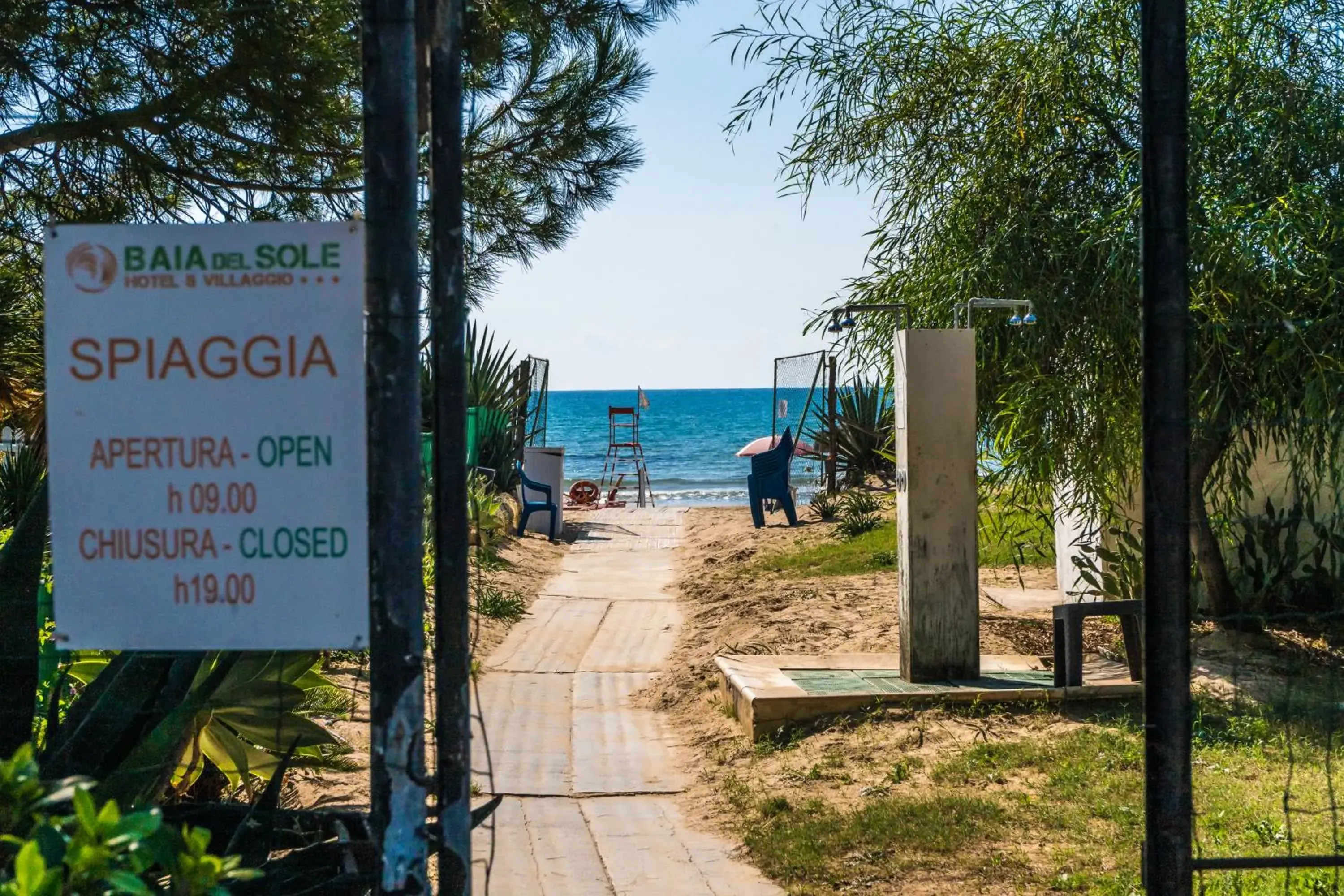 Beach in Hotel Baia Del Sole