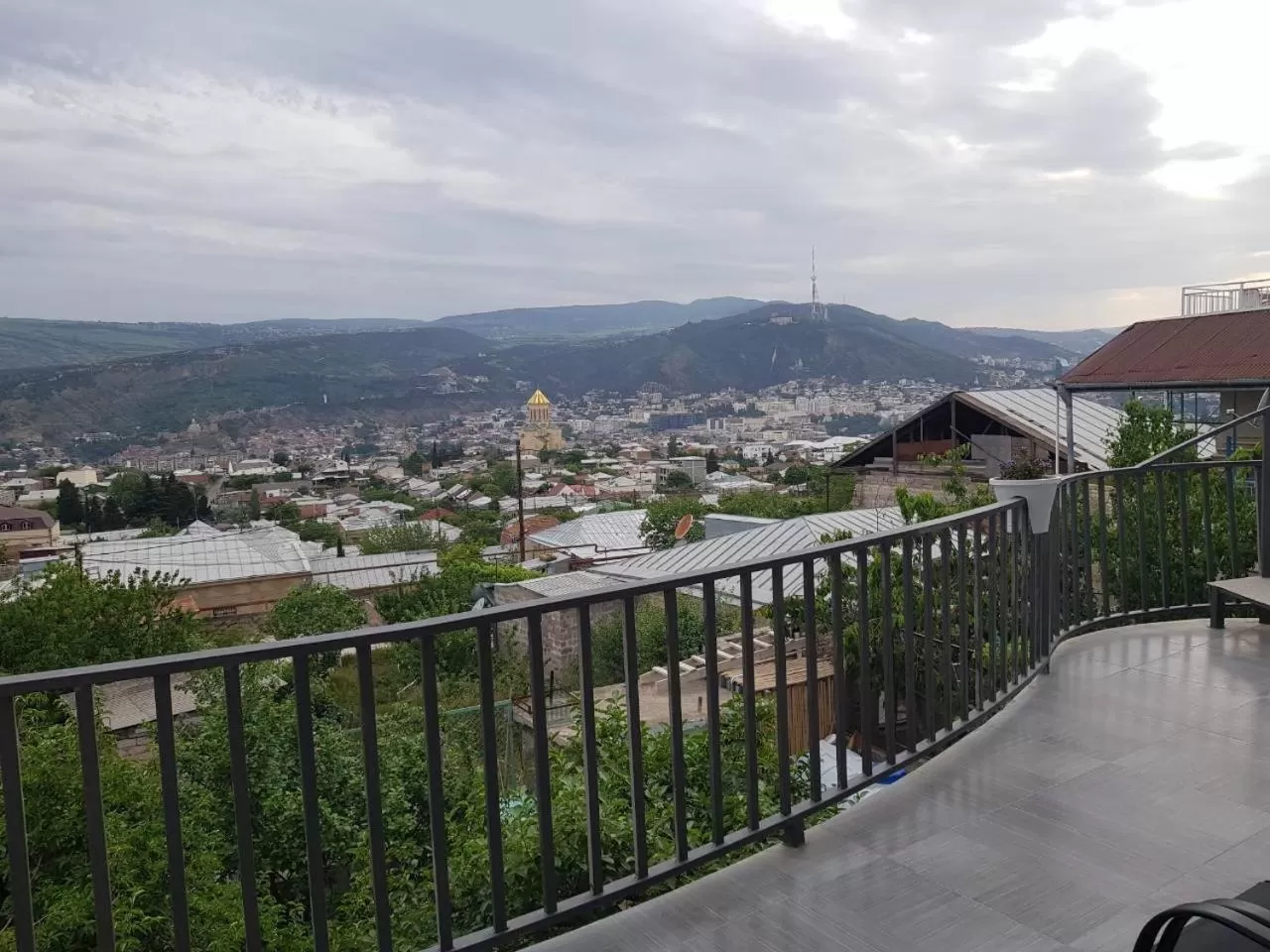 City view in Upstairs Hotel Tbilisi