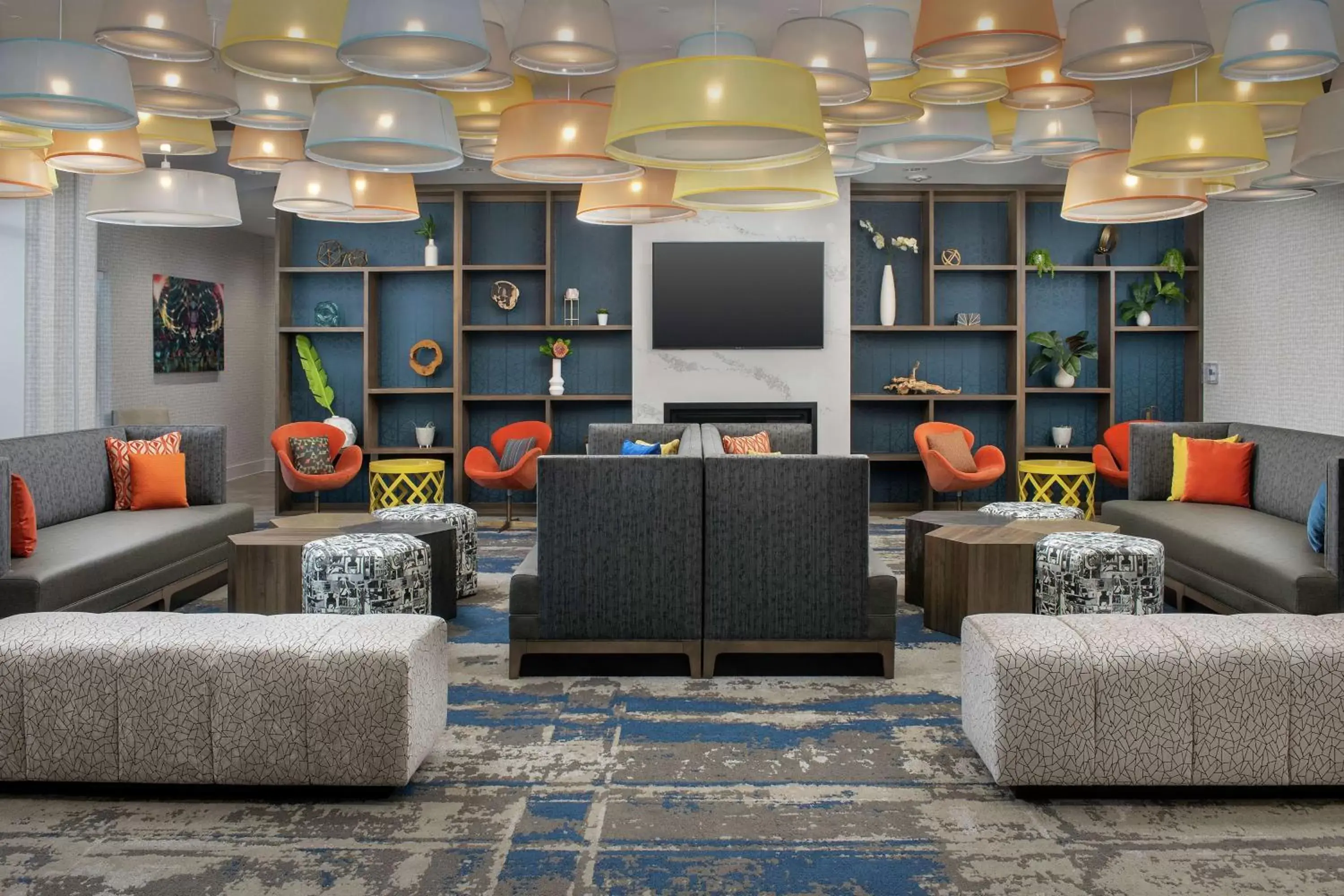 Lobby or reception in Homewood Suites By Hilton Denver Airport Tower Road