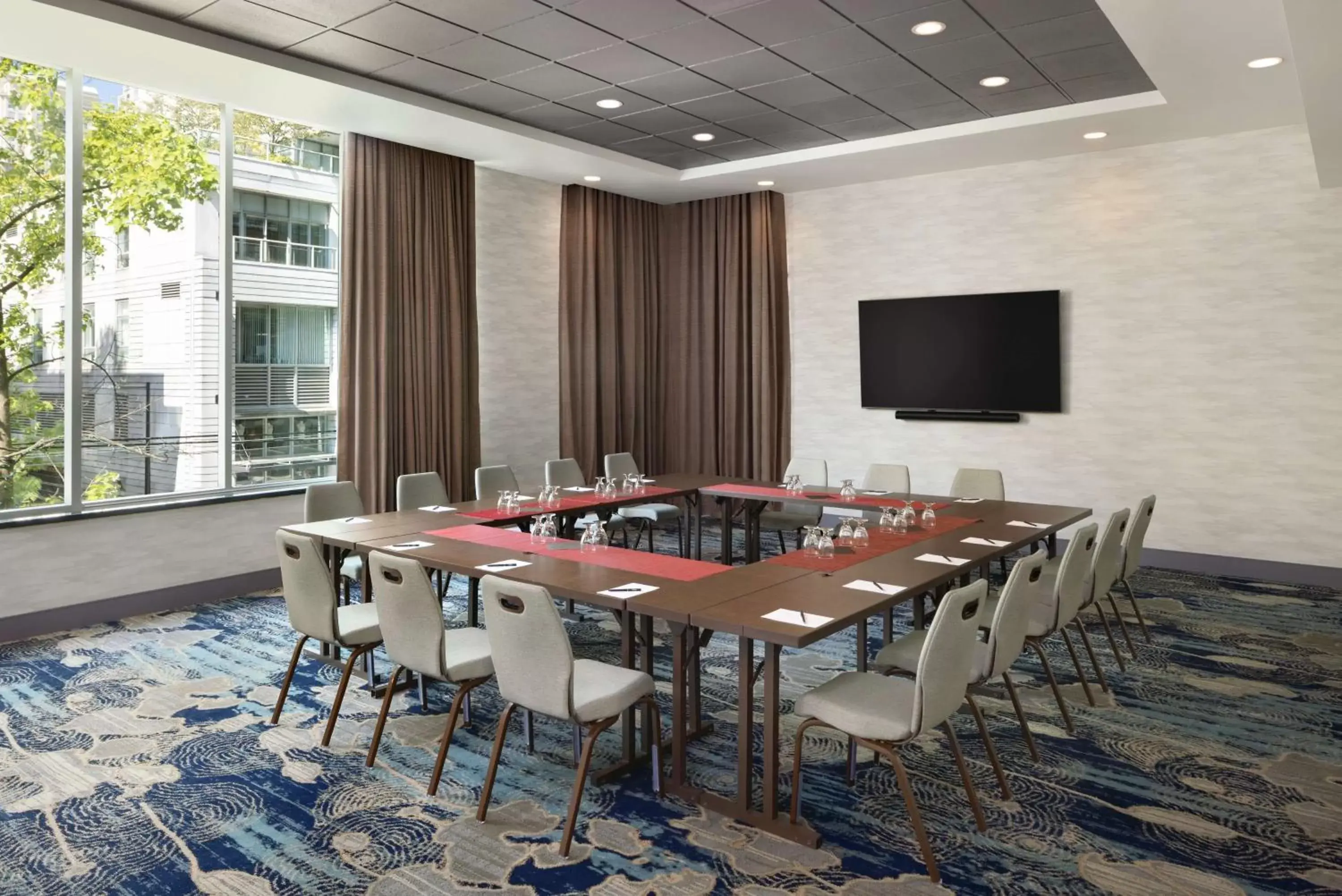 Meeting/conference room in Hilton Vancouver Downtown, BC, Canada