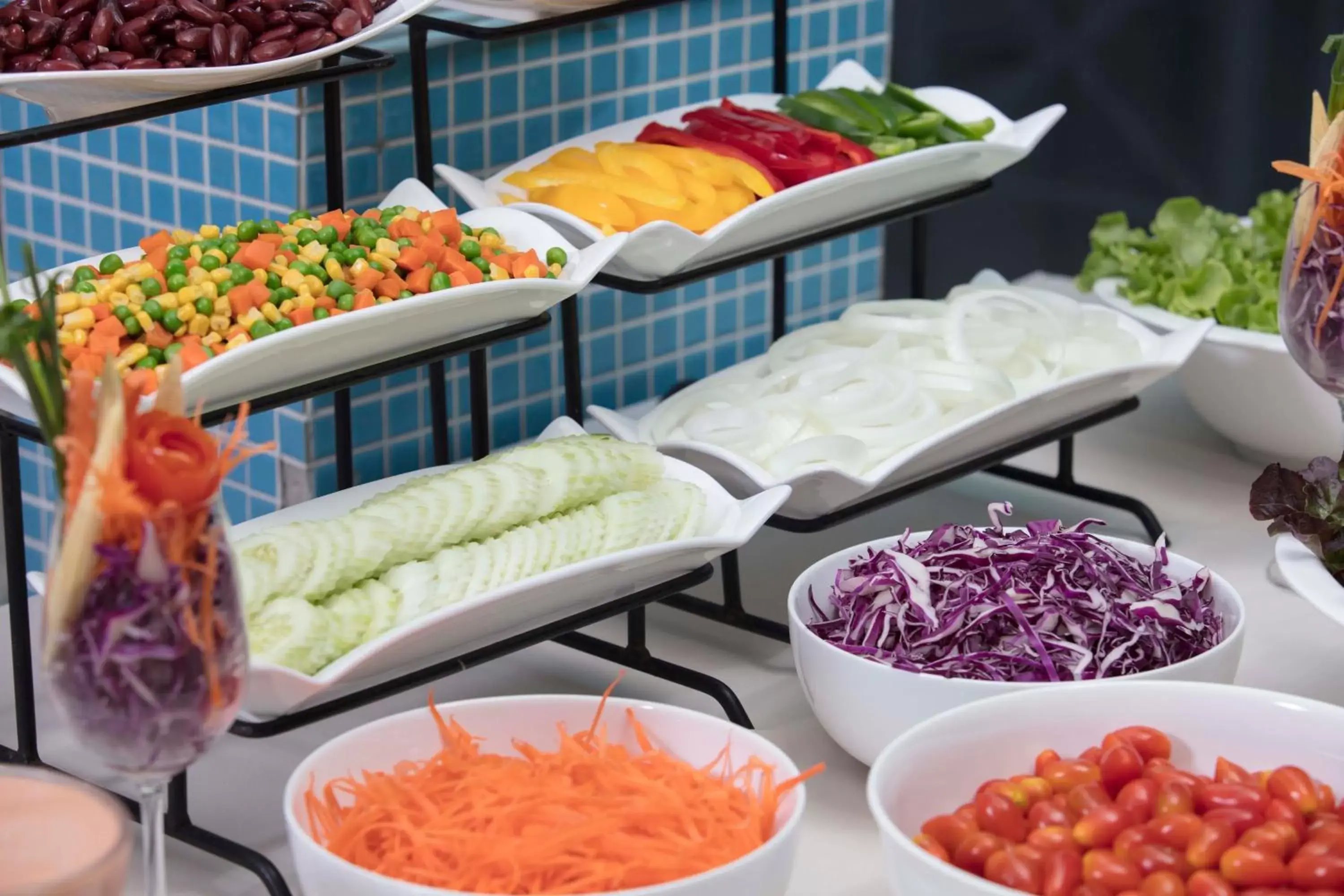 Buffet breakfast, Food in Chom View Hotel, Hua Hin Buffet breakfast, Food in Chom View Hotel, Hua Hin