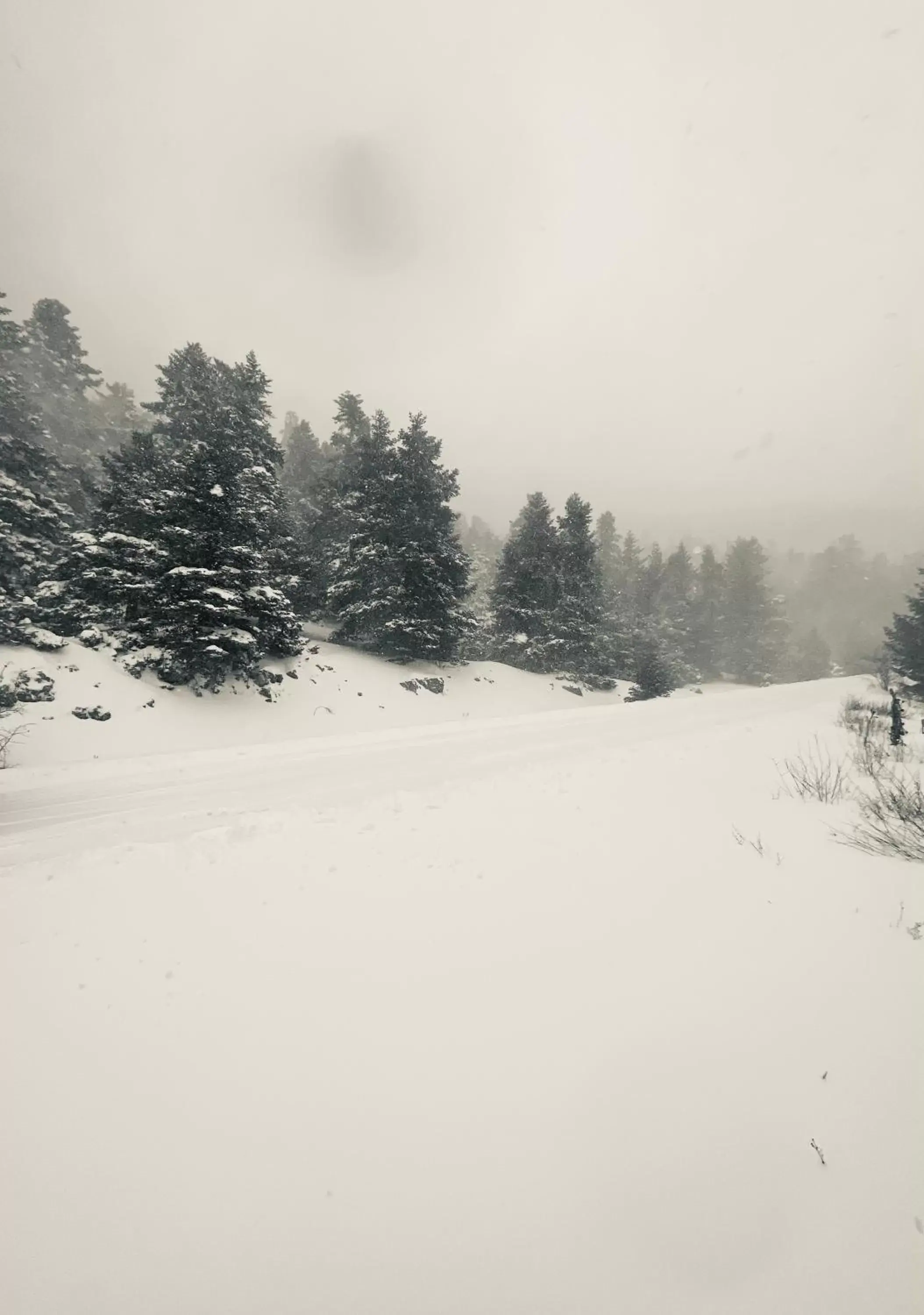 Natural landscape, Winter in Parnassos Snow Hill Chalet