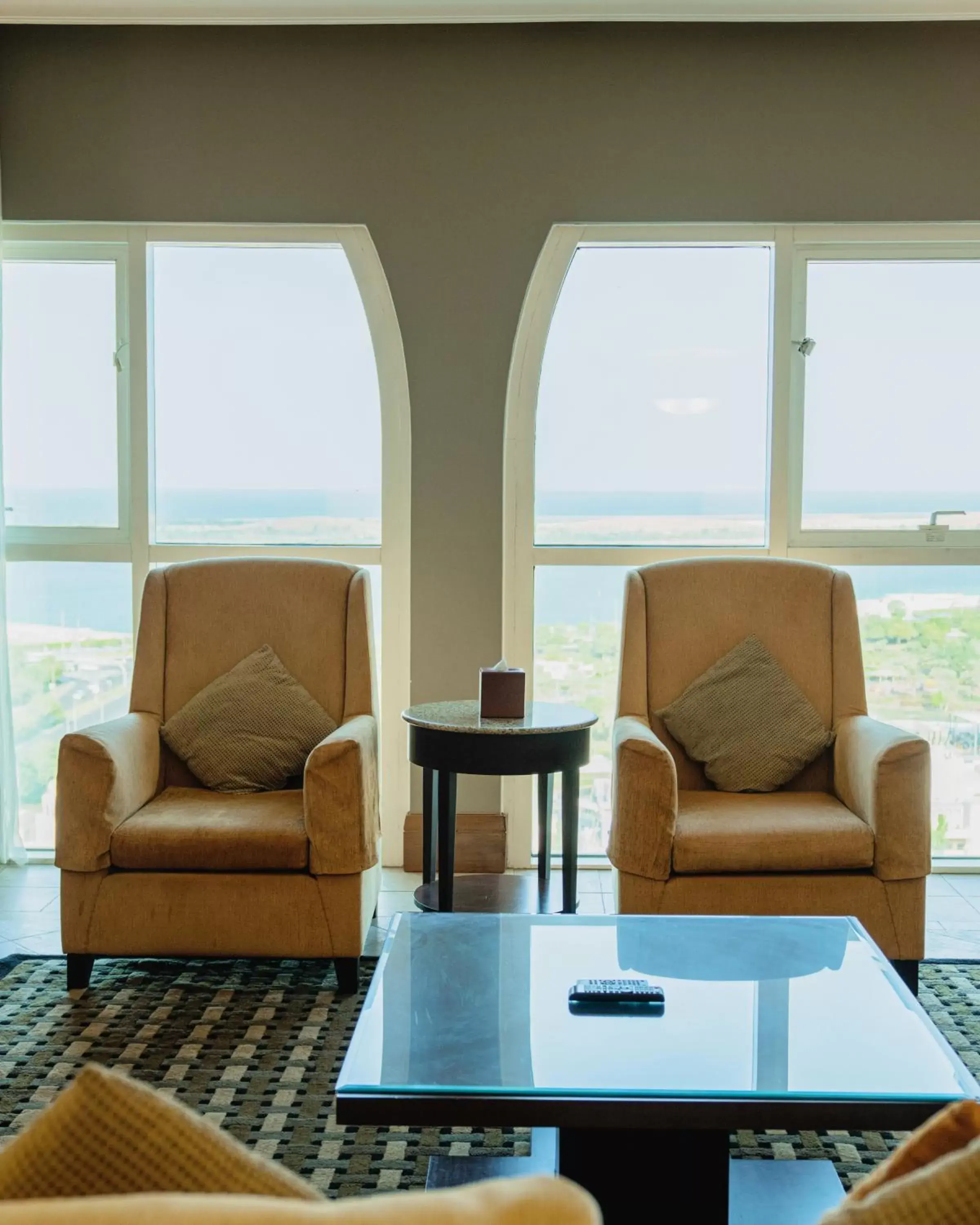 Sea view in Sheraton Khalidiya Hotel Sea view in Sheraton Khalidiya Hotel