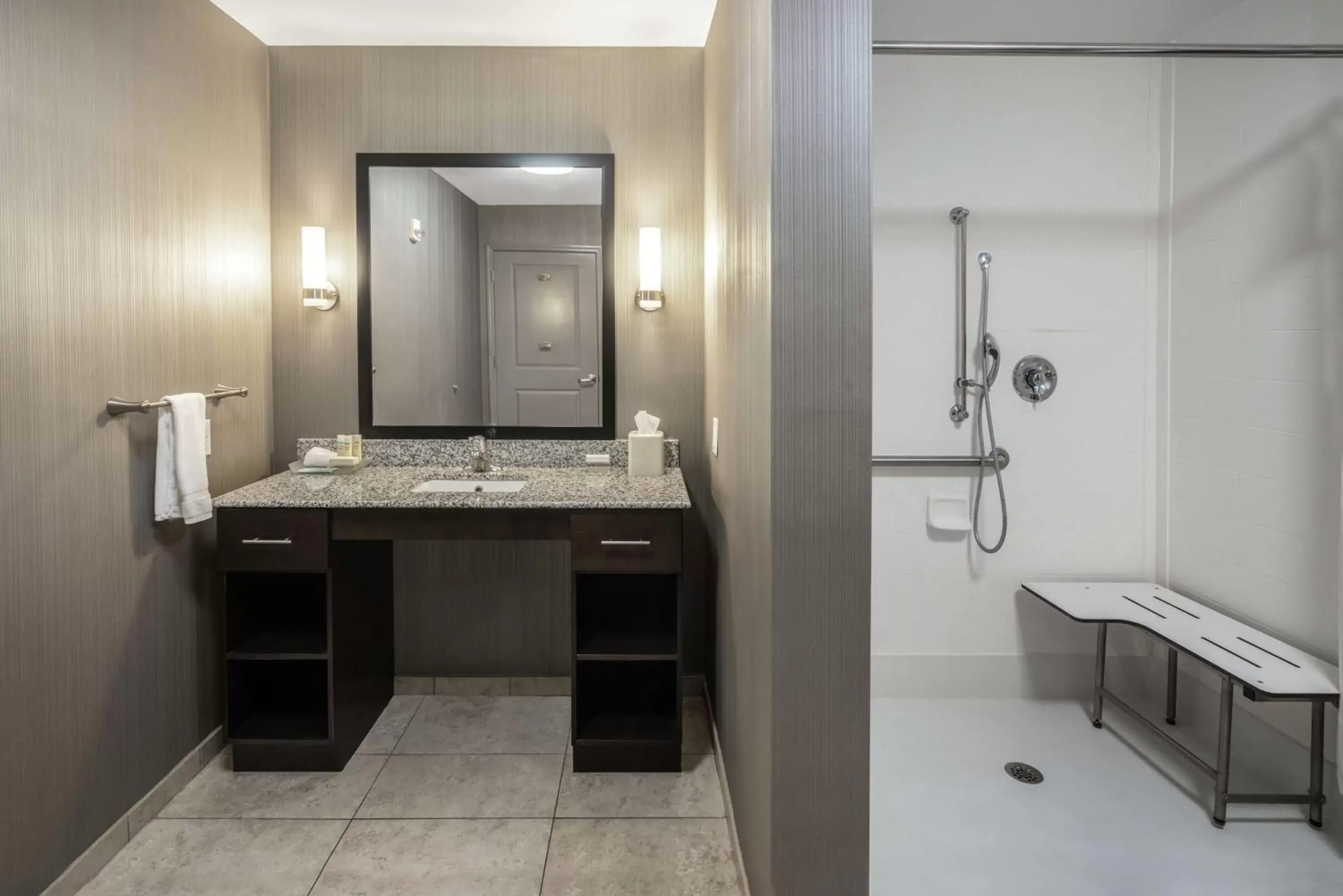 Bathroom in Homewood Suites by Hilton Huntsville-Downtown