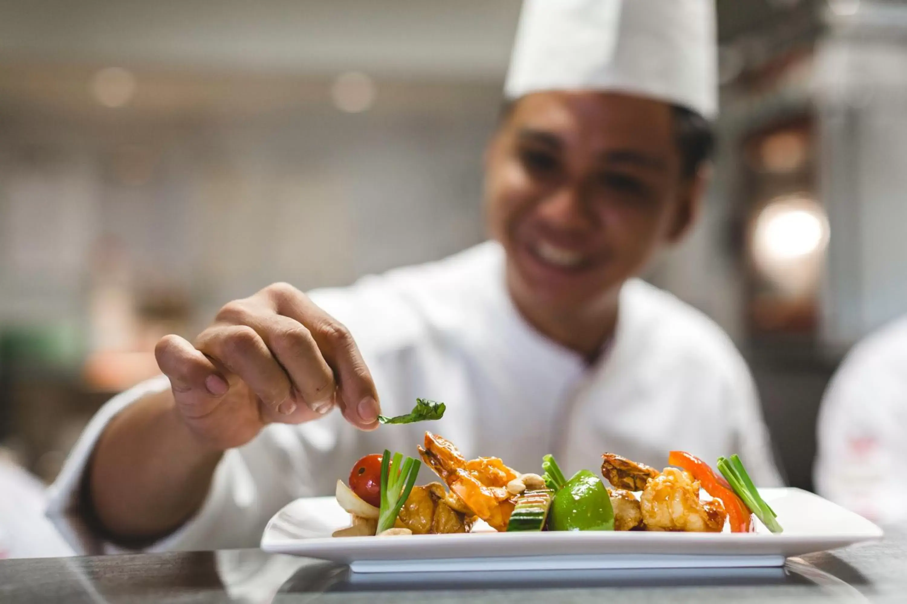 Staff, Food in Hotel Laudinella