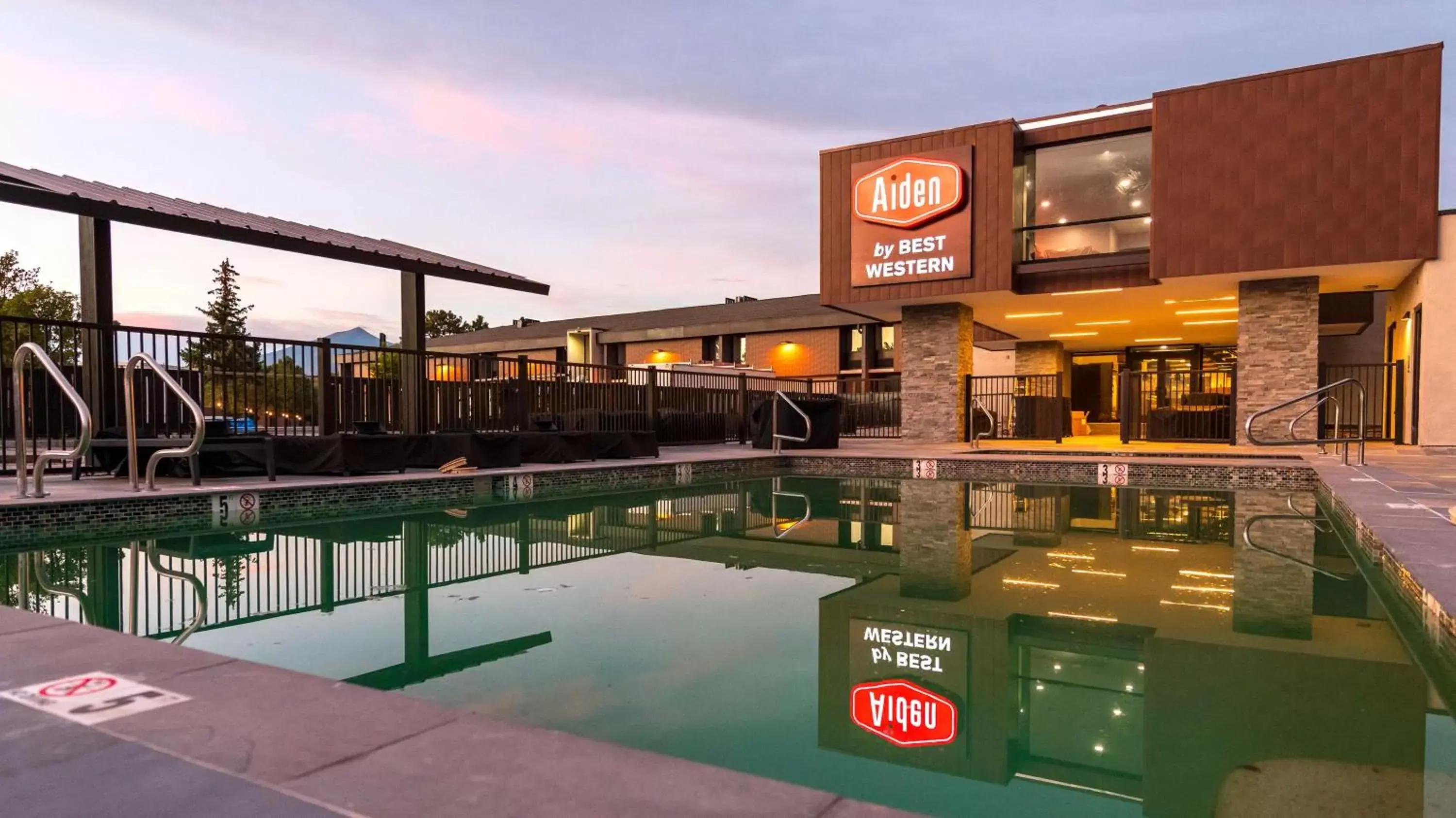 Property building, Swimming Pool in Aiden by Best Western Flagstaff