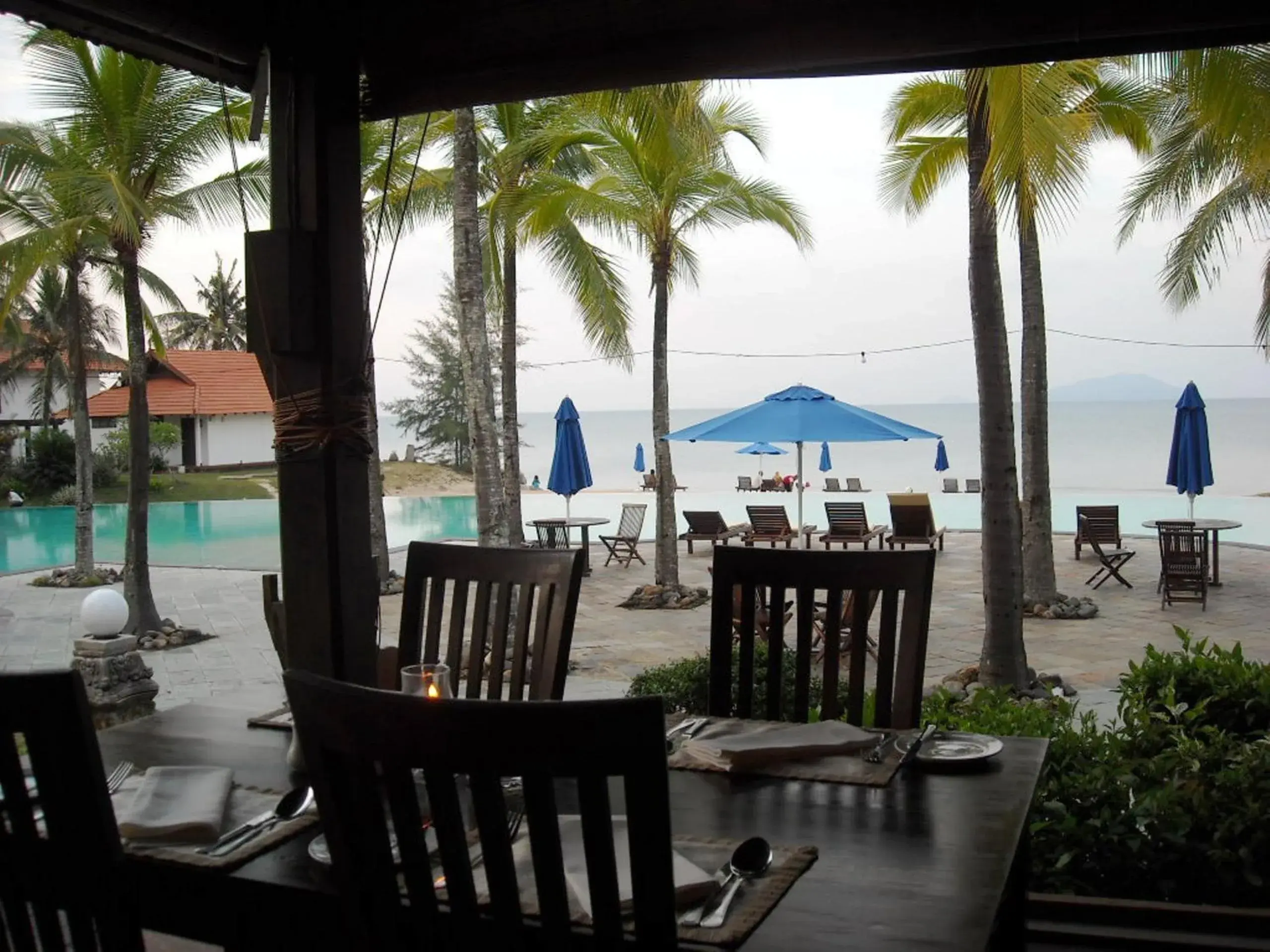 Restaurant/places to eat, Pool View in Sutra Beach Resort, Terengganu