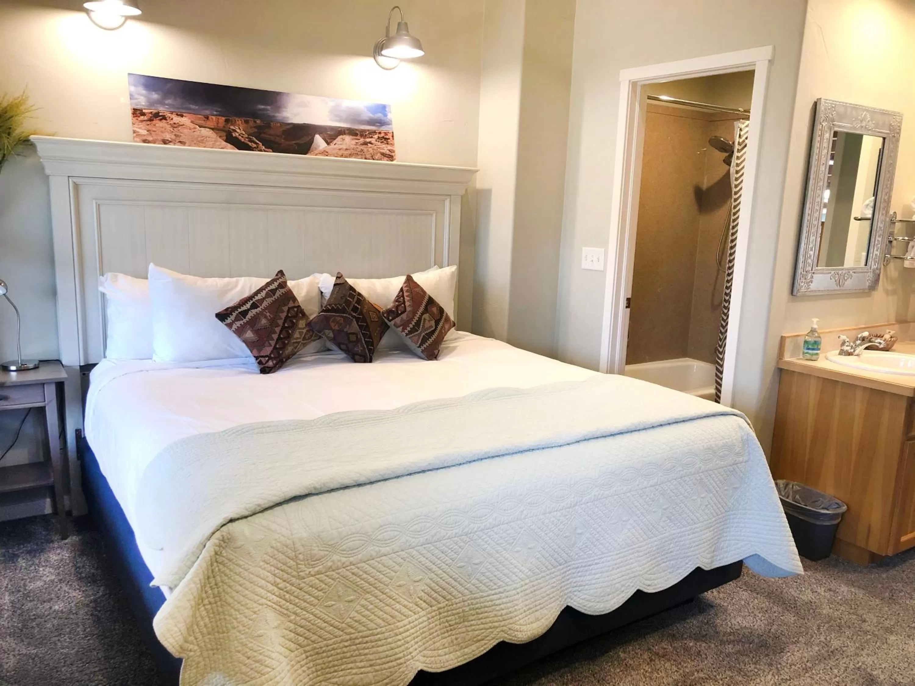 Bed in Moab Springs Ranch