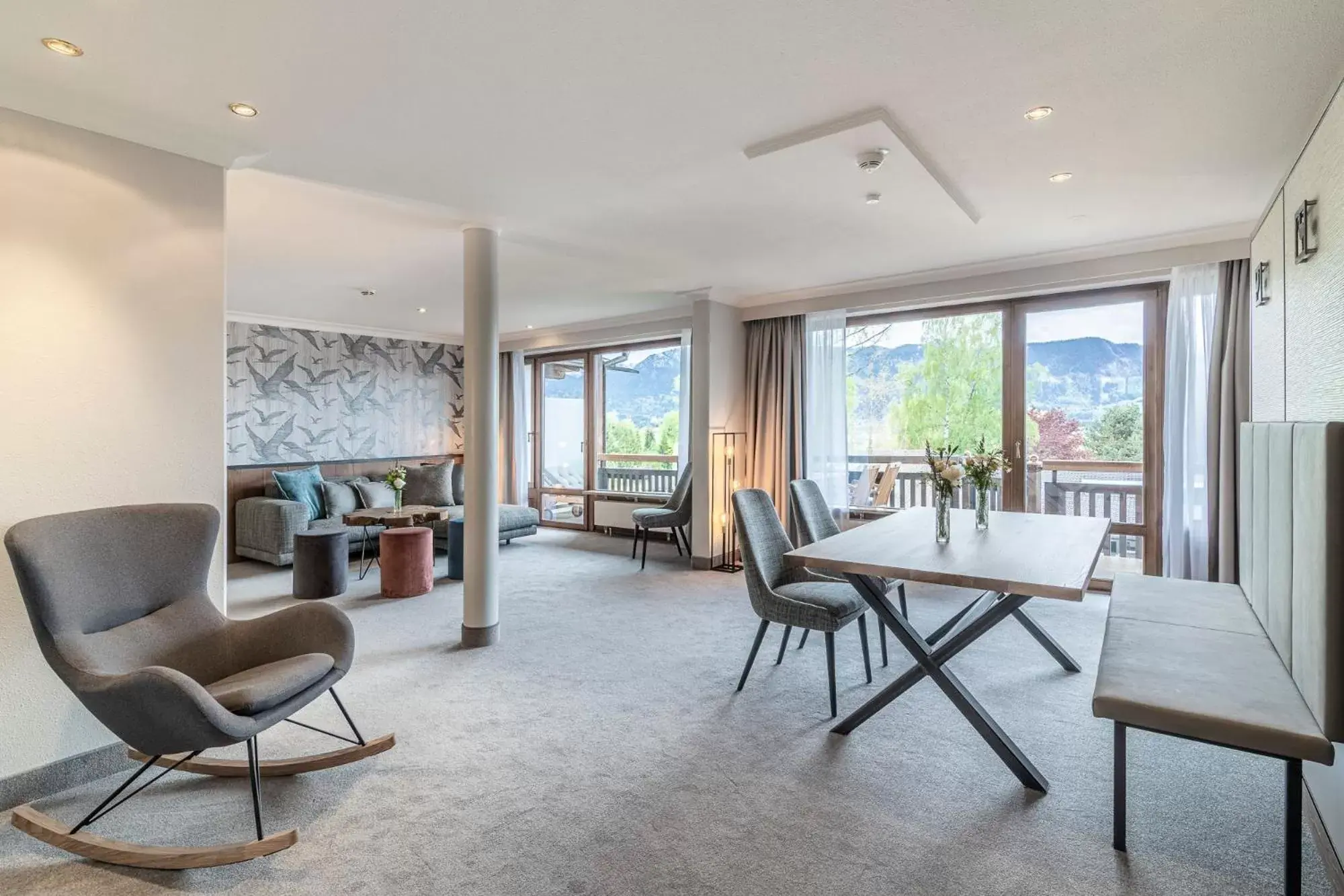 Living room in Alpenhof Murnau