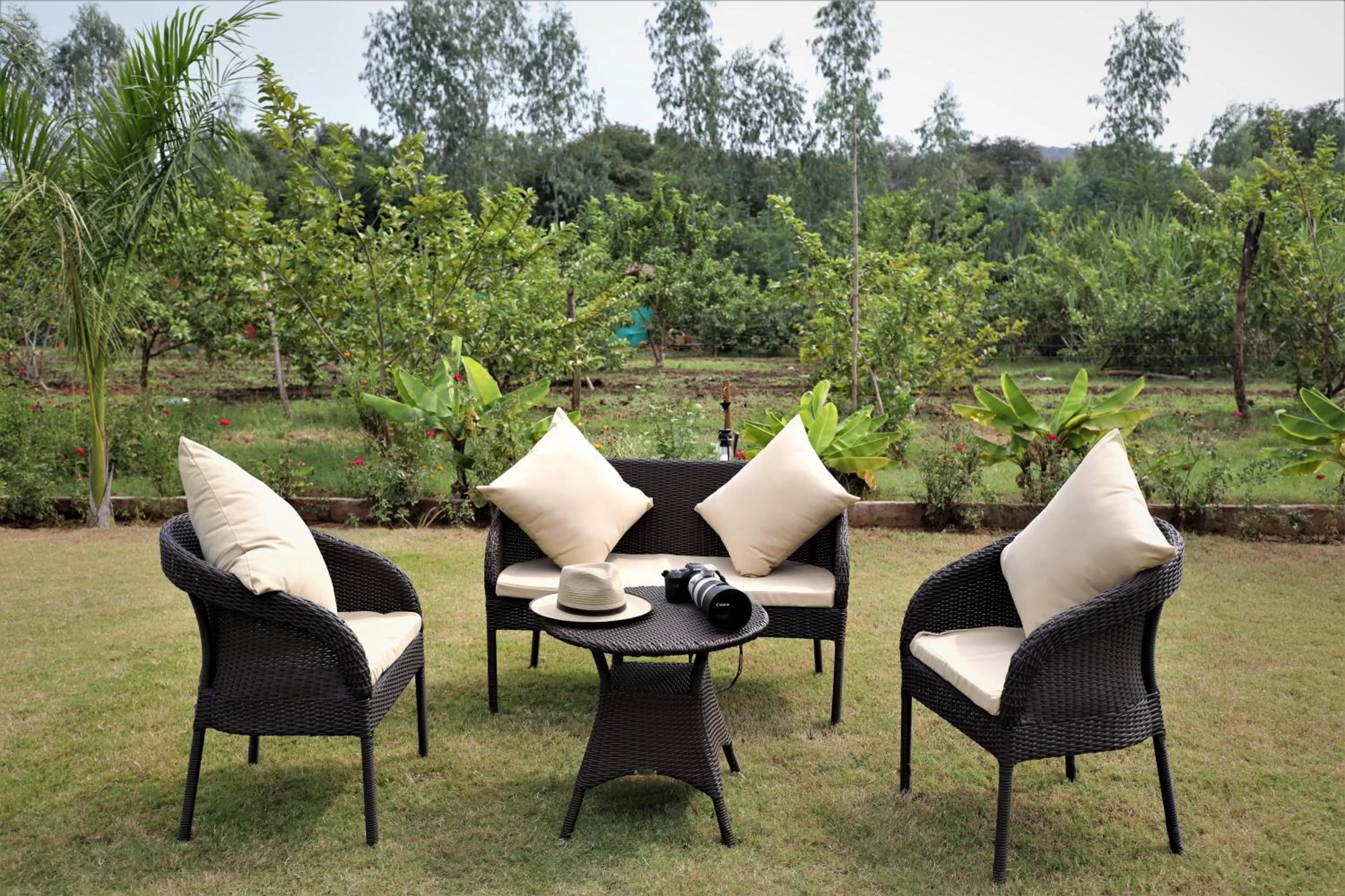 Garden in Camp Paridhi Ranthambhore, Homestay