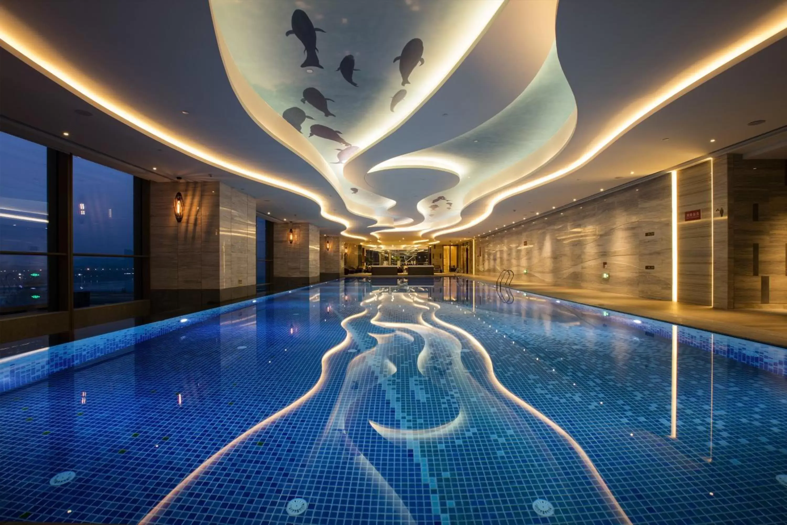 Swimming Pool in Crowne Plaza Fuzhou Riverside, an IHG Hotel