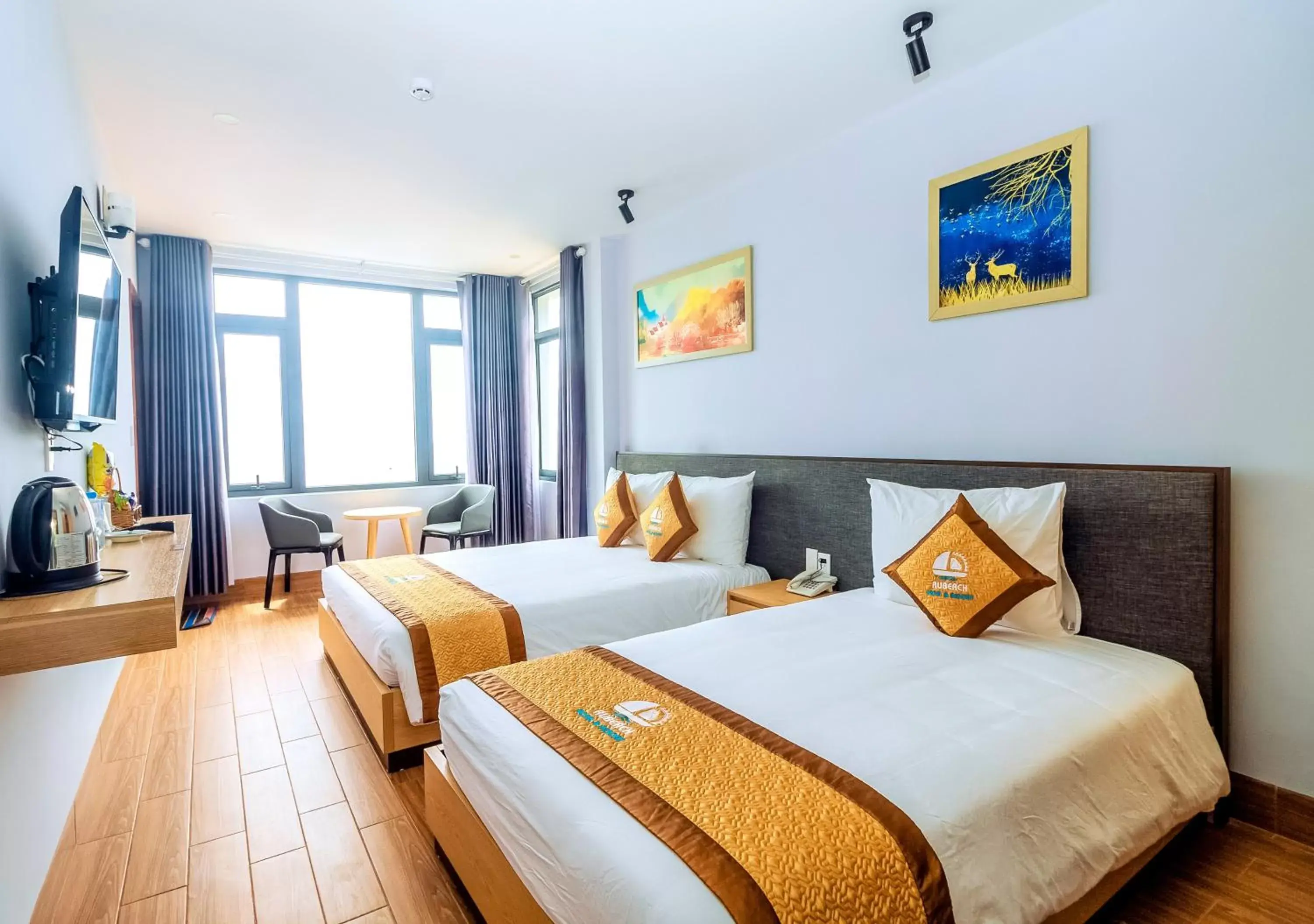 Superior Triple Room with Sea View in RUBEACH HOTEL & REROST Superior Triple Room with Sea View in RUBEACH HOTEL & REROST