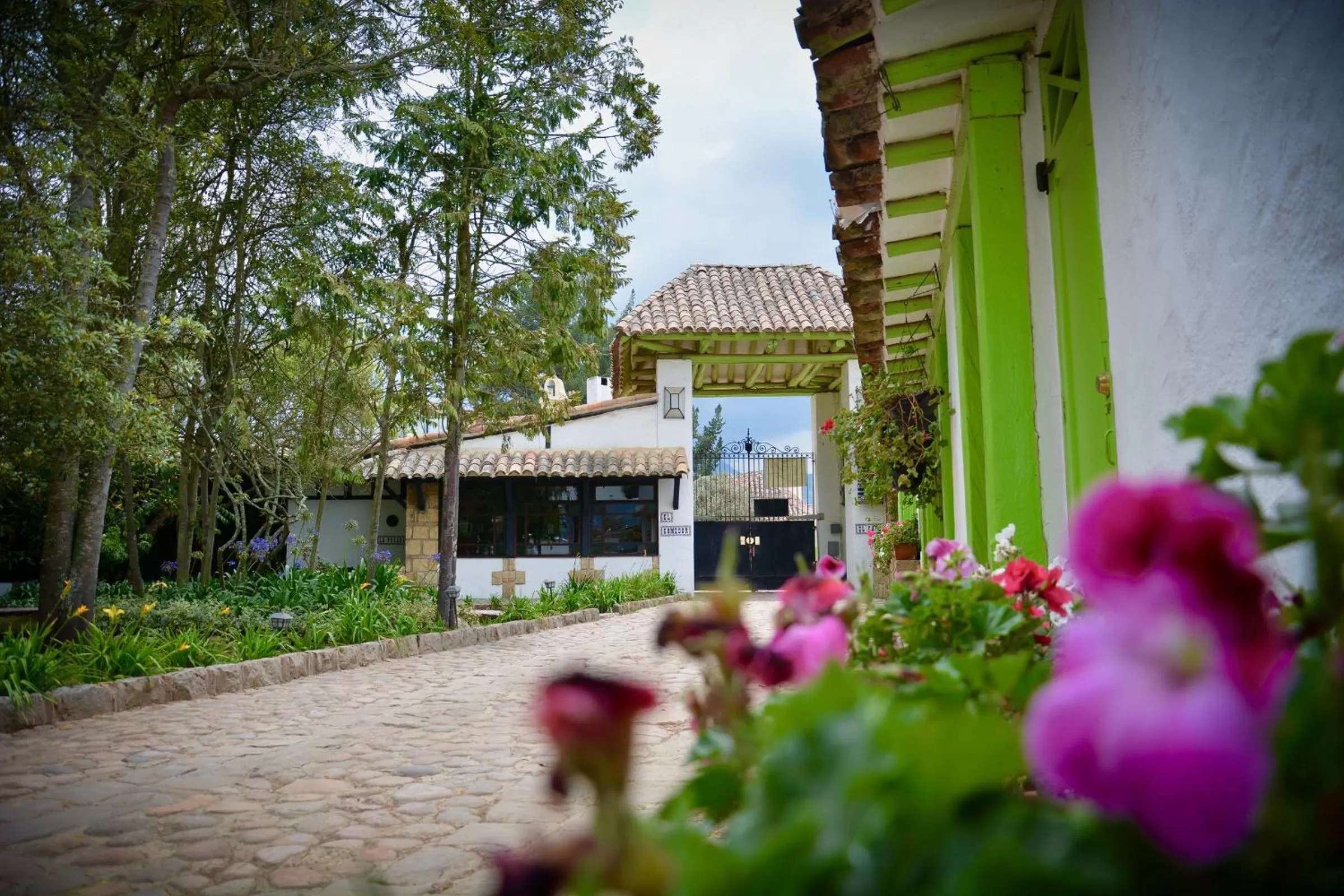 Patio in Posada Cafe La Huerta