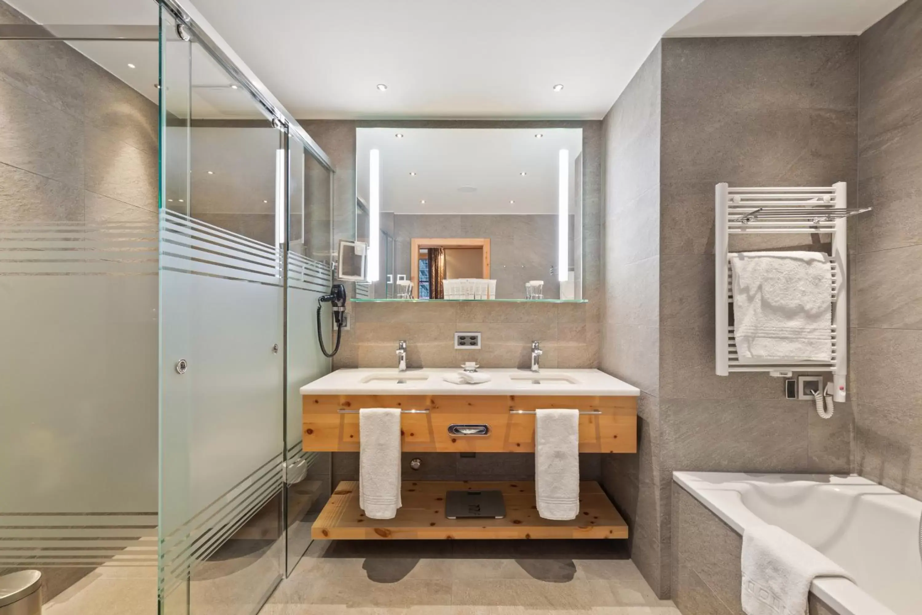 Bathroom in Grand Hotel Zermatterhof