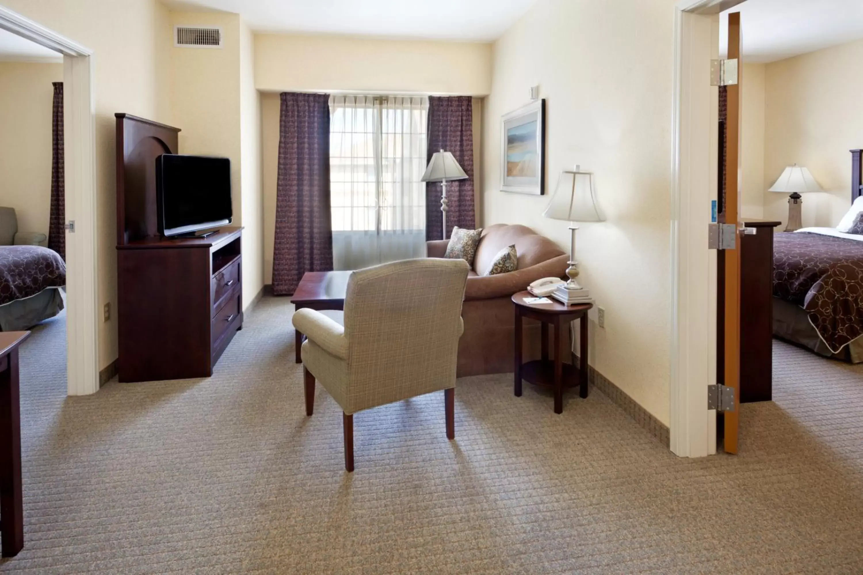 Bedroom, Seating Area in Staybridge Suites Corpus Christi, an IHG Hotel