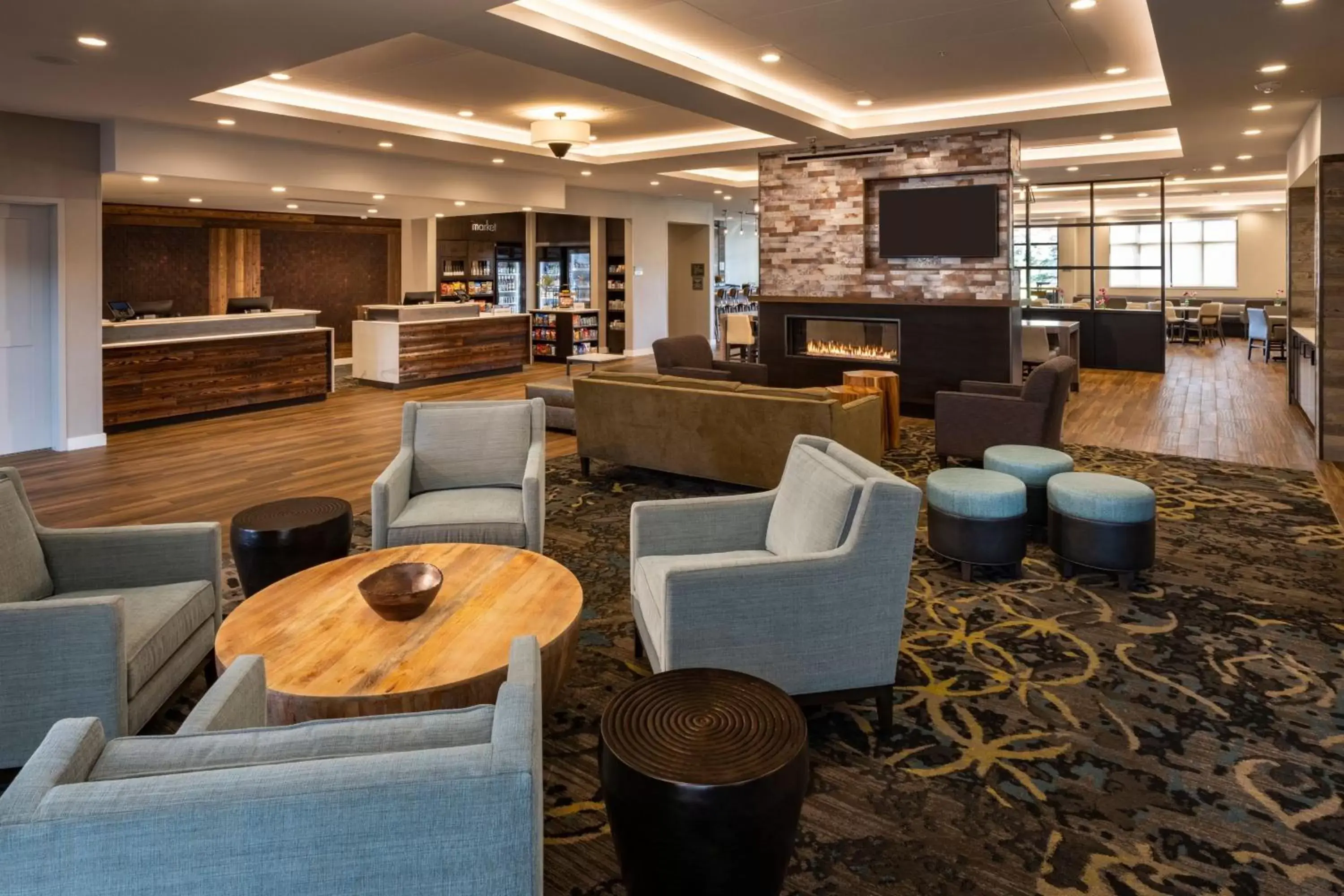 Lobby or reception, Lounge/Bar in Residence Inn by Marriott Wenatchee