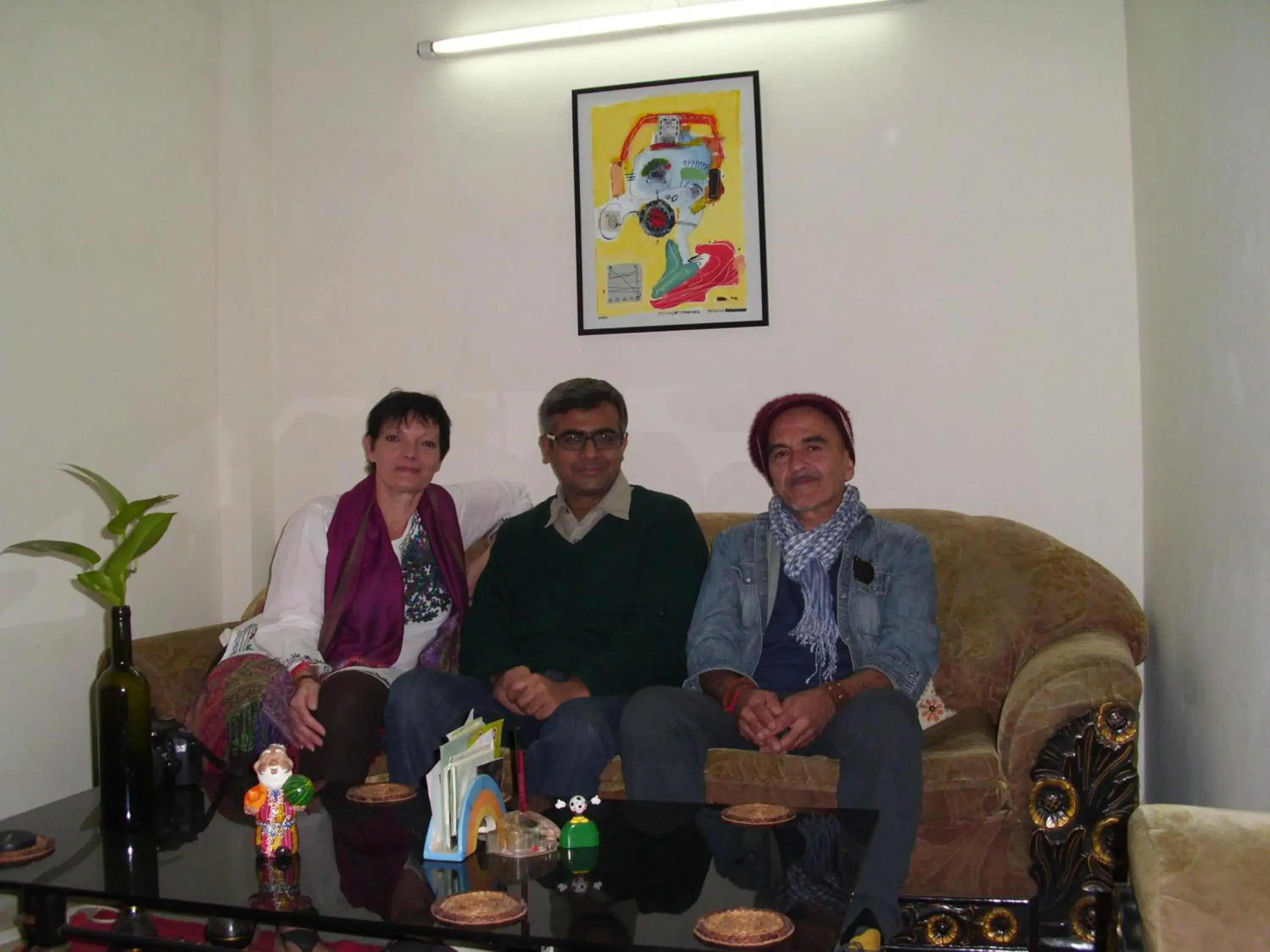 group of guests in Tatvamasi Homestay