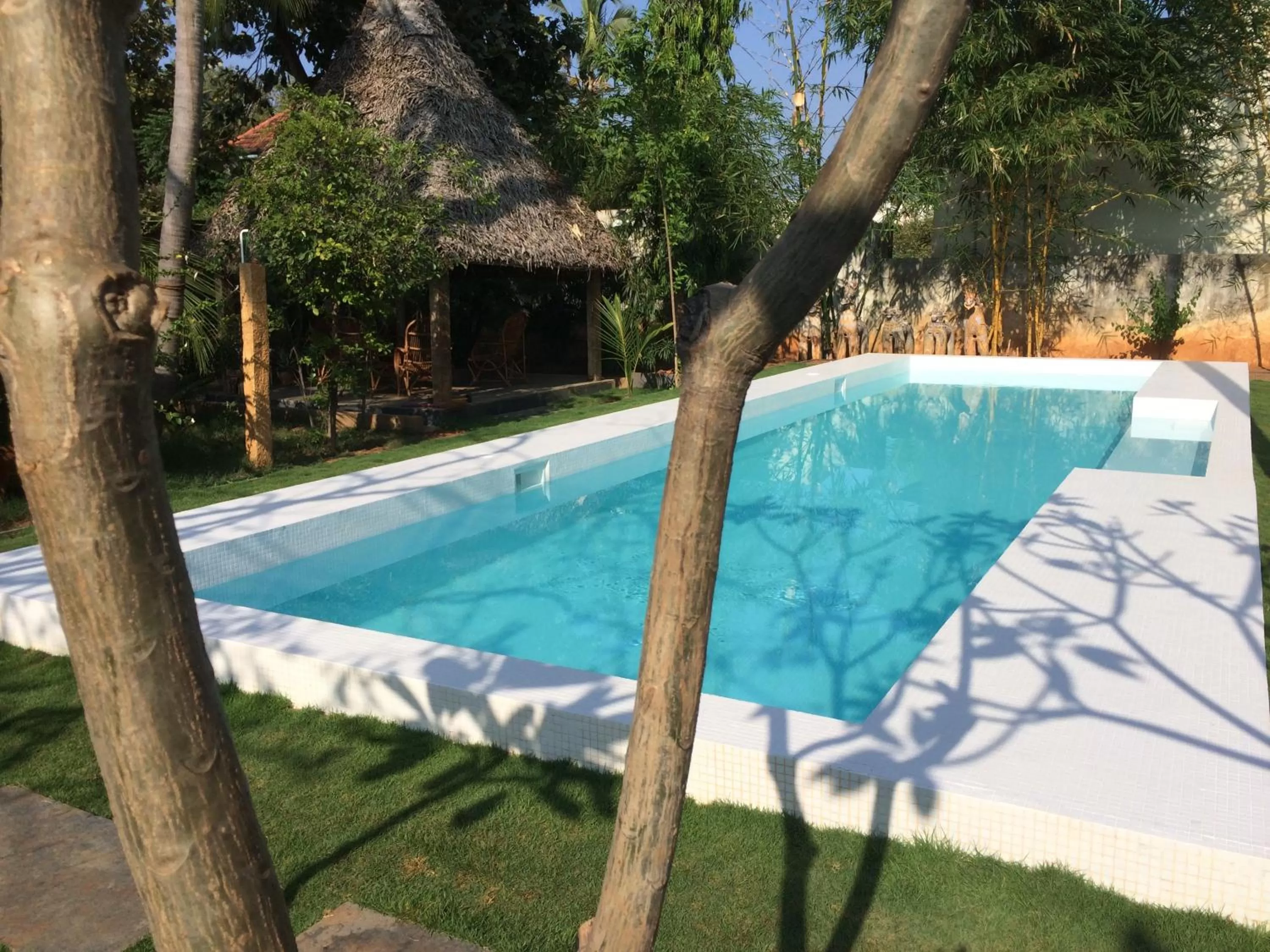 Garden in Saratha Vilas Chettinad