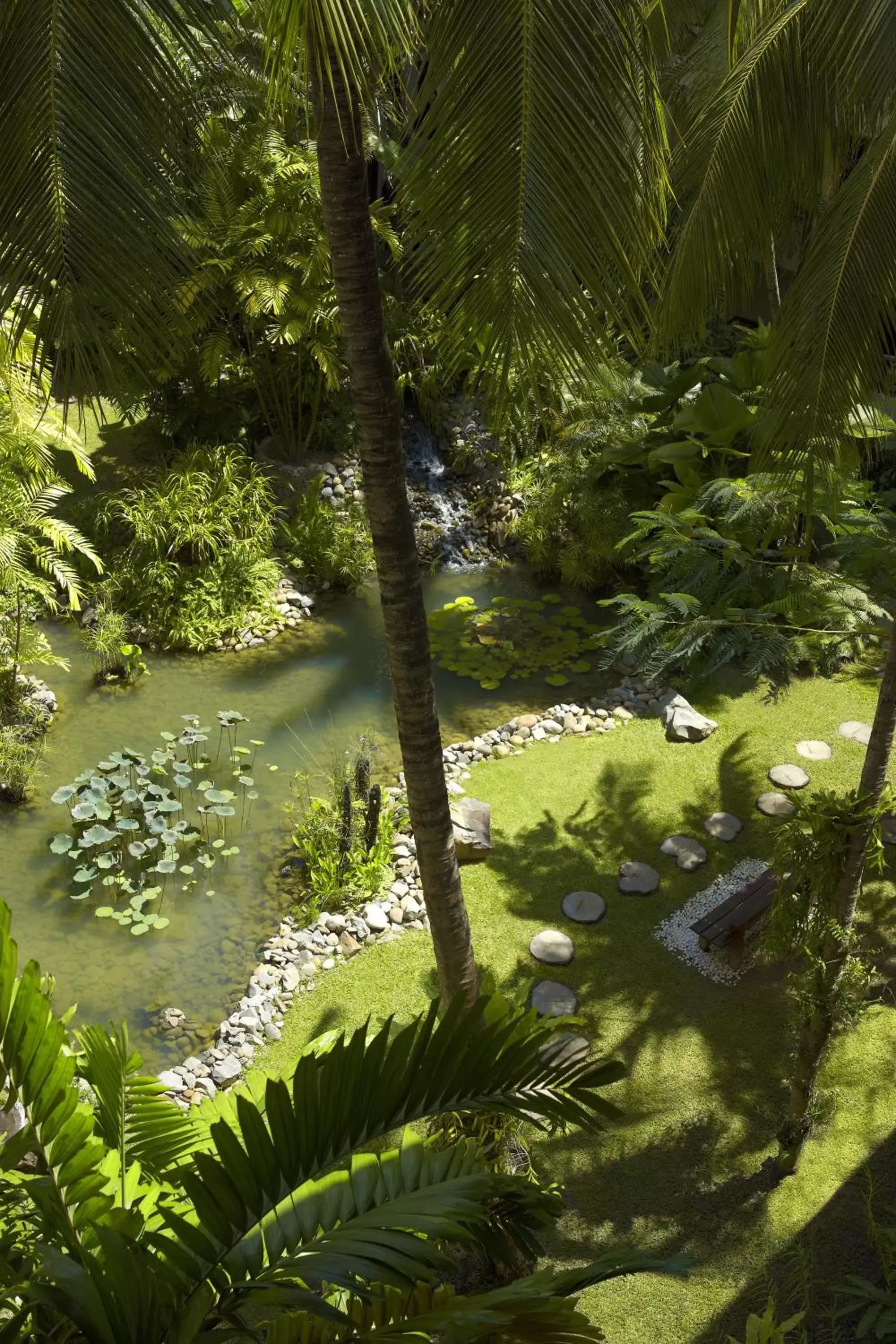 Bird's eye view, Garden in Shangri-La Tanjung Aru, Kota Kinabalu