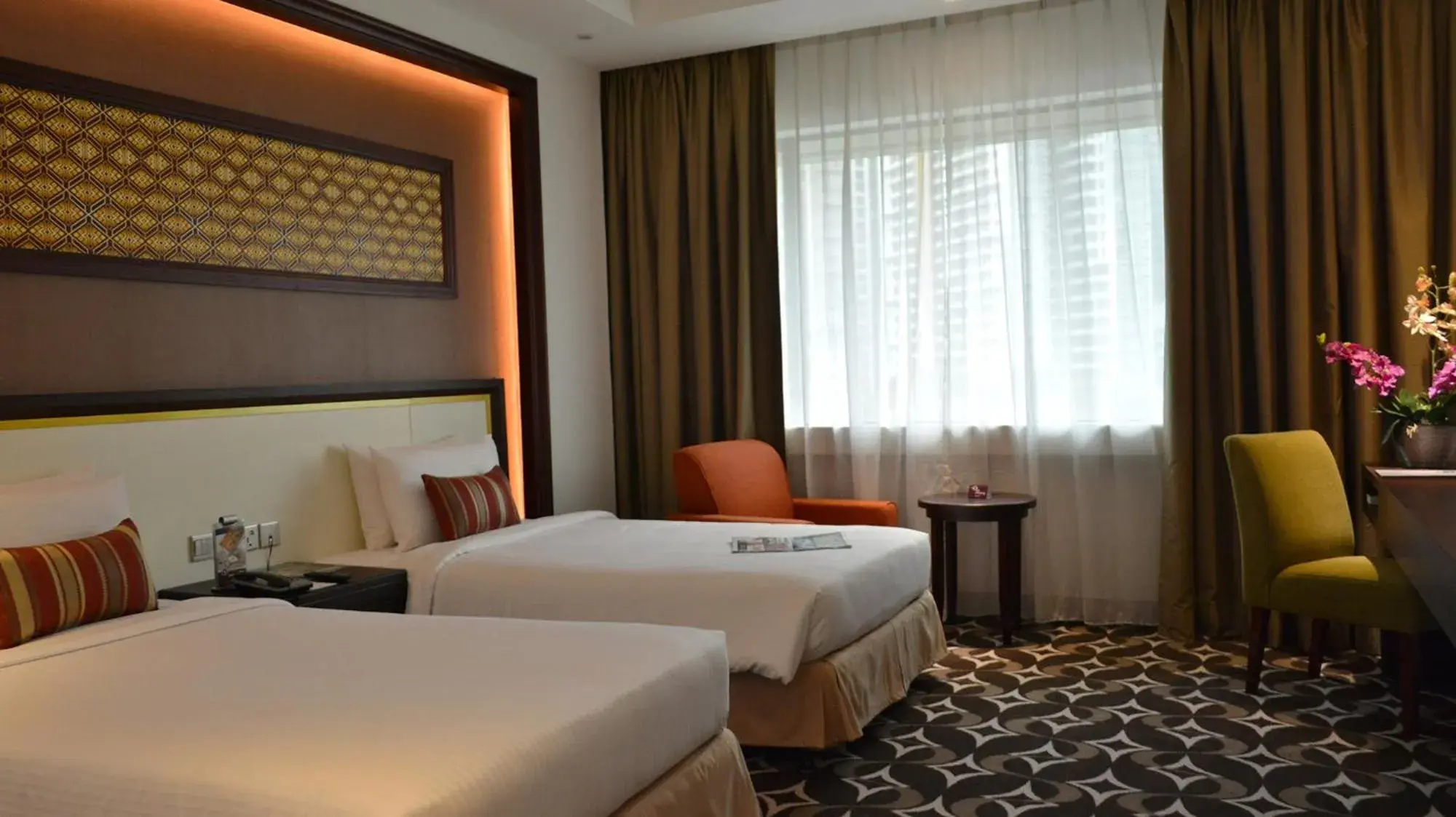 Bed in Corus Hotel Kuala Lumpur